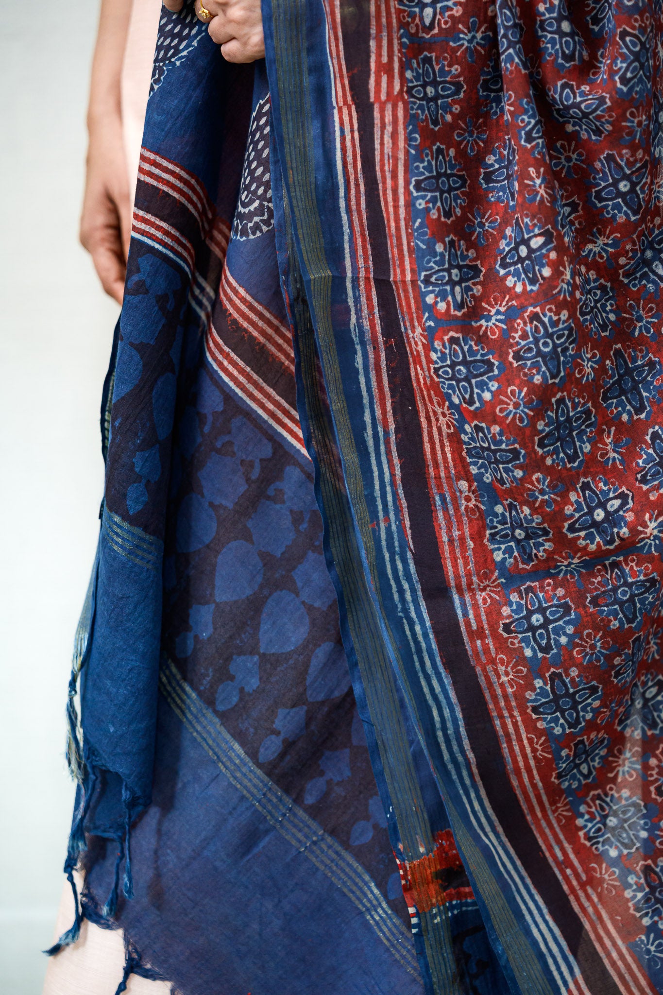 Dream Catcher Ajrakh Pure Cotton Dupatta