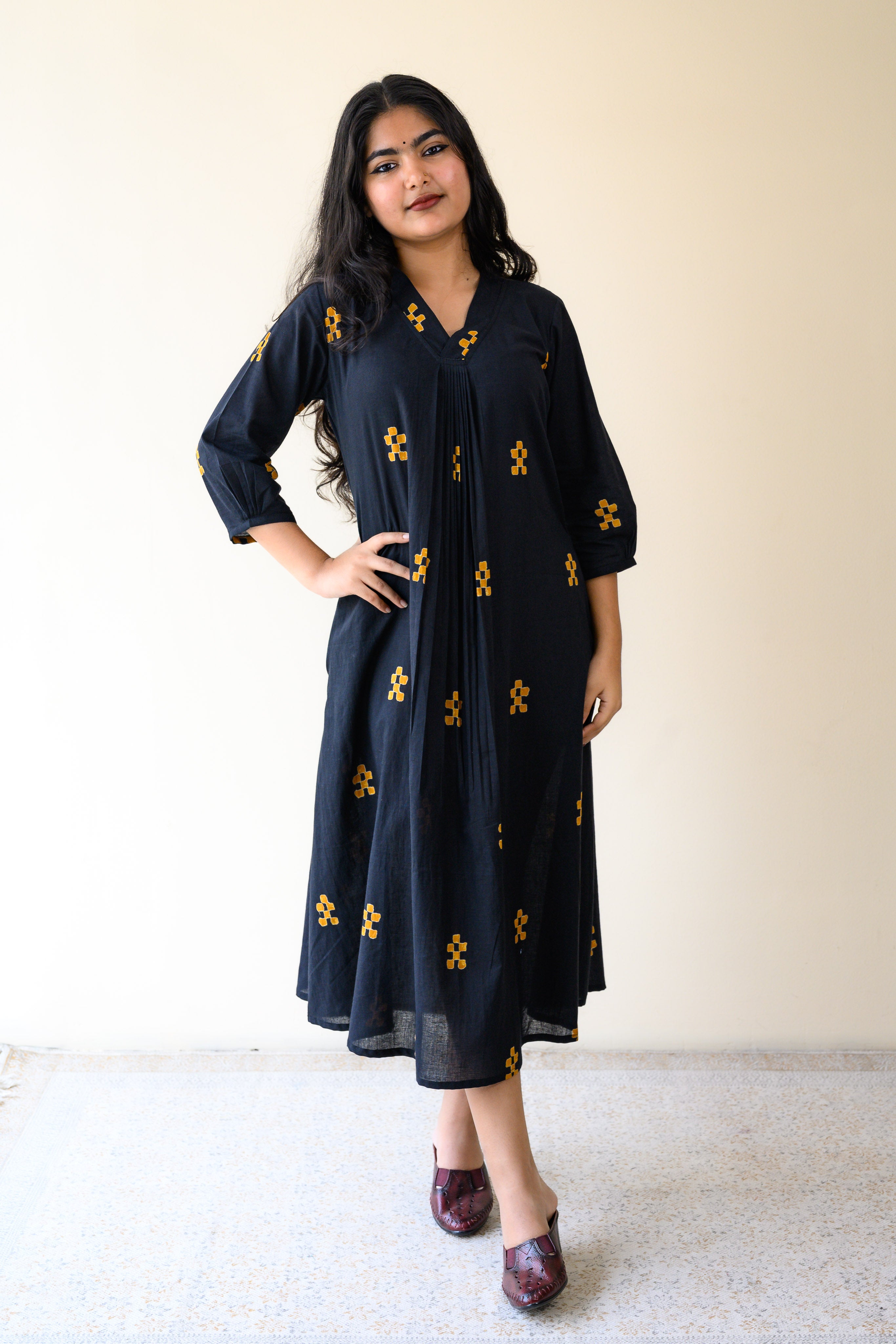 Paheli Dabu Cotton Dress
