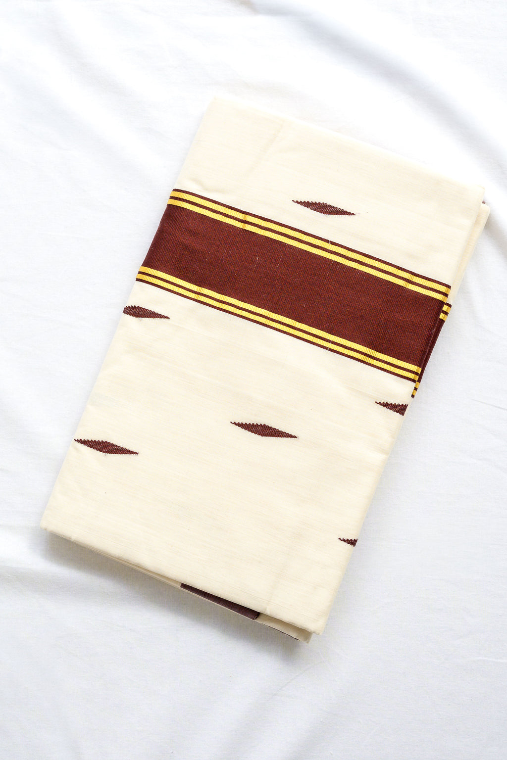 Coffee Brown Kara Balaramapuram Handloom Saree with Bagru Blouse