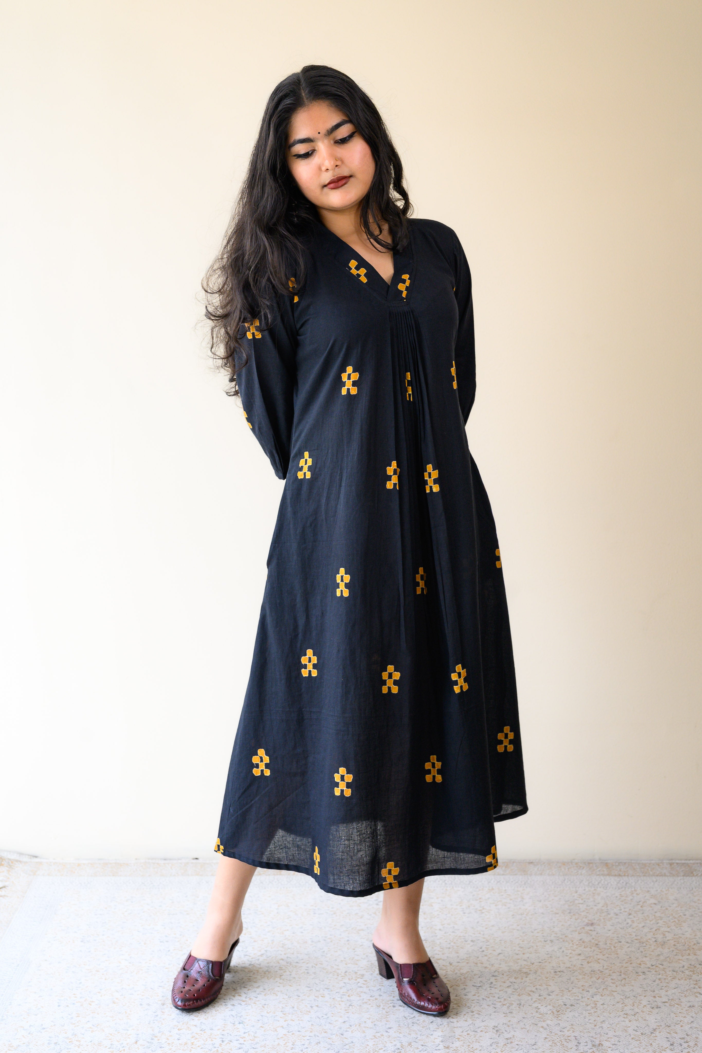 Paheli Dabu Cotton Dress