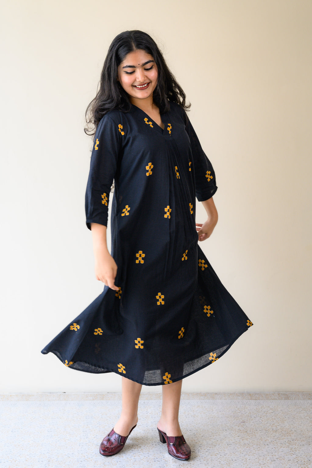 Paheli Dabu Cotton Dress