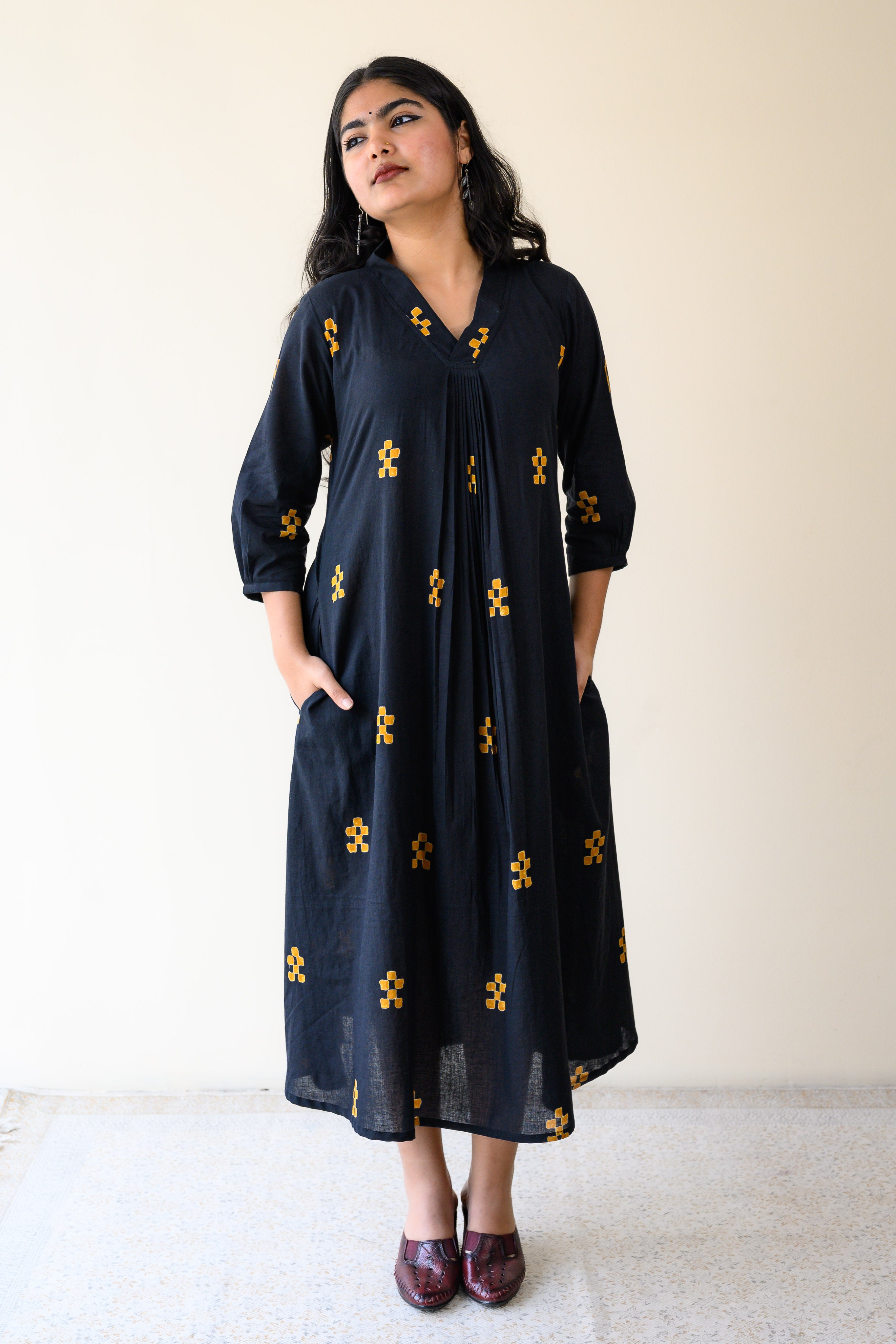 Paheli Dabu Cotton Dress