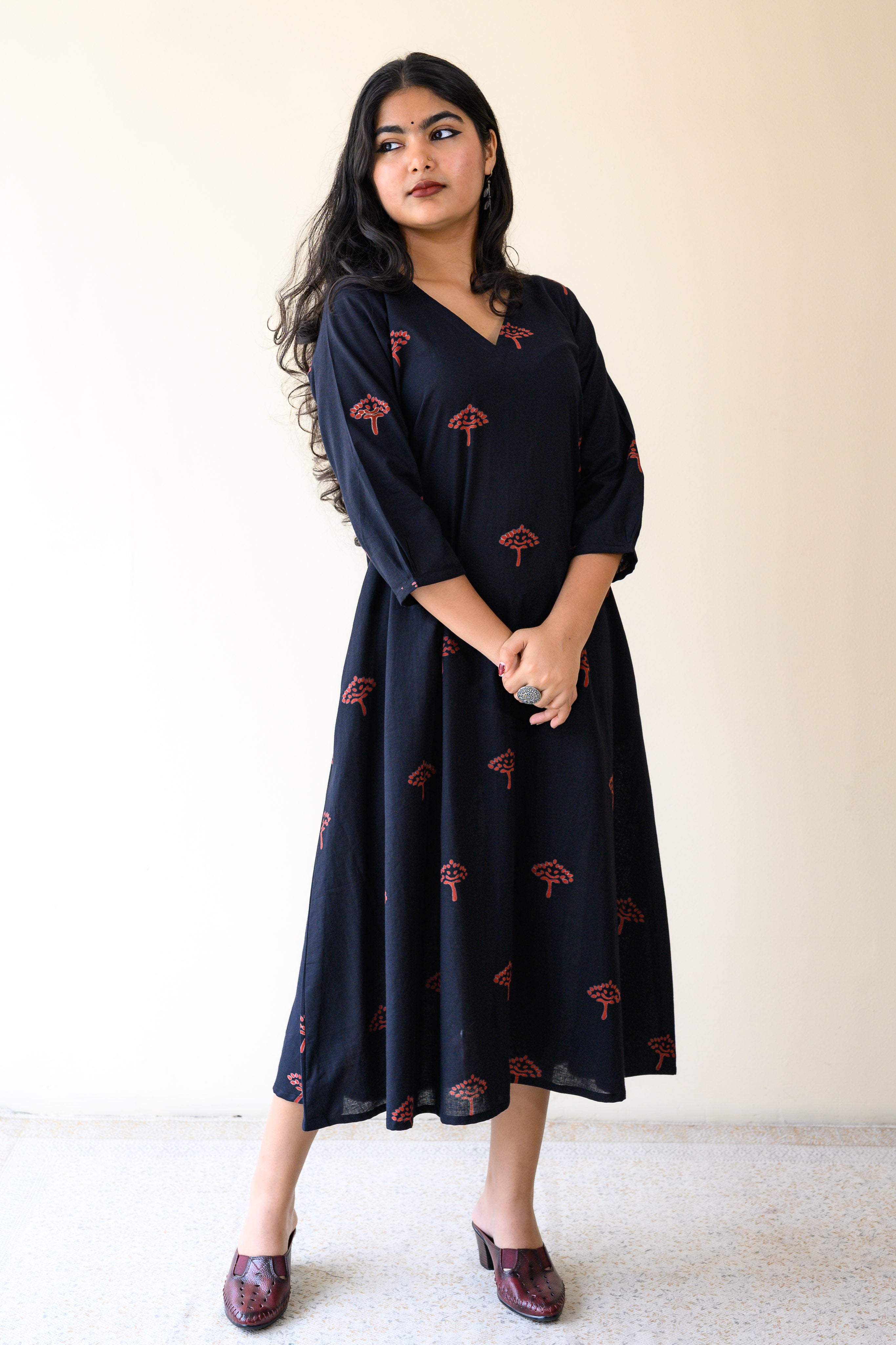 Naveli Dabu Cotton Dress