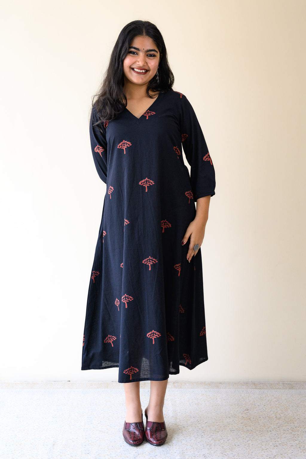 Naveli Dabu Cotton Dress