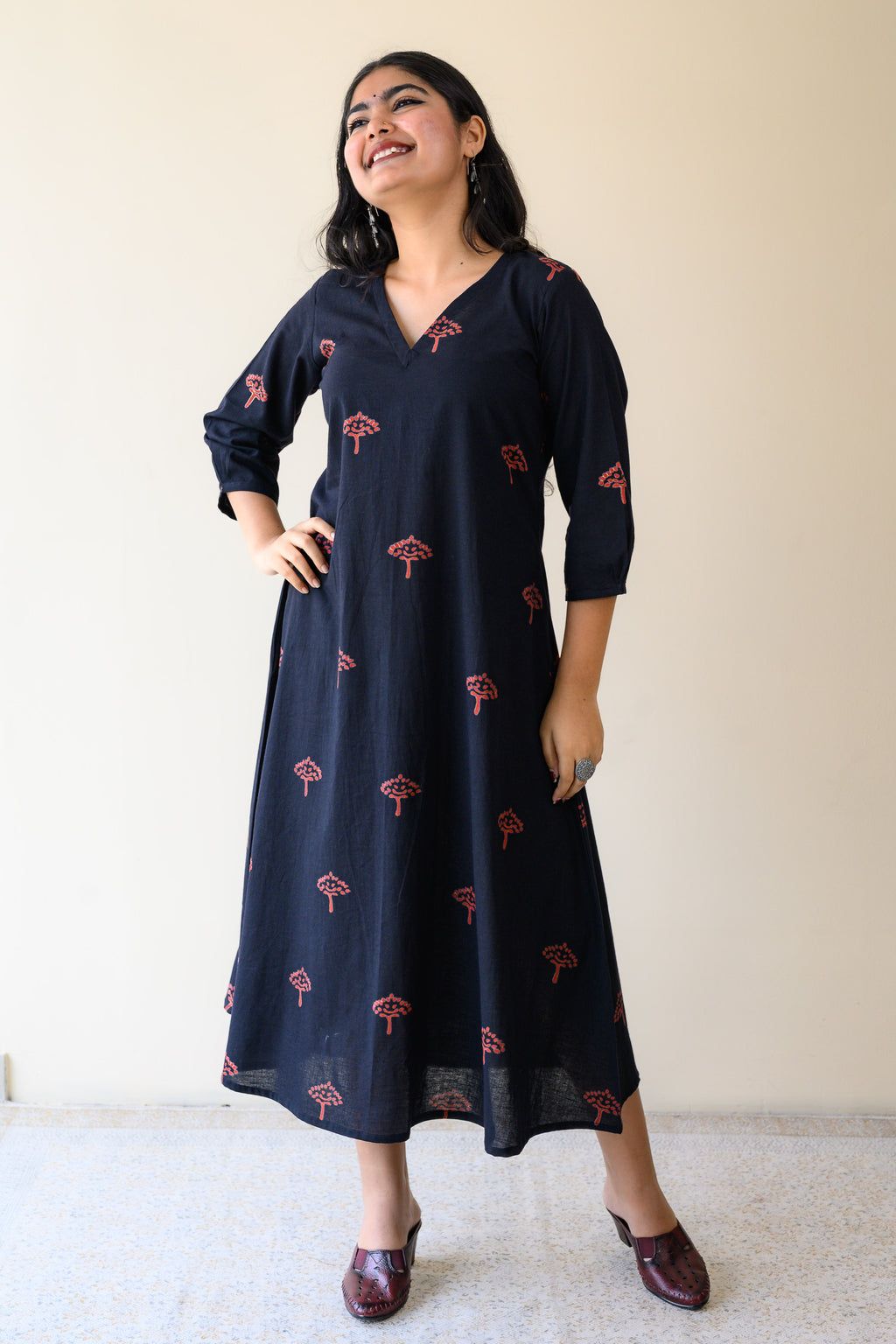 Naveli Dabu Cotton Dress