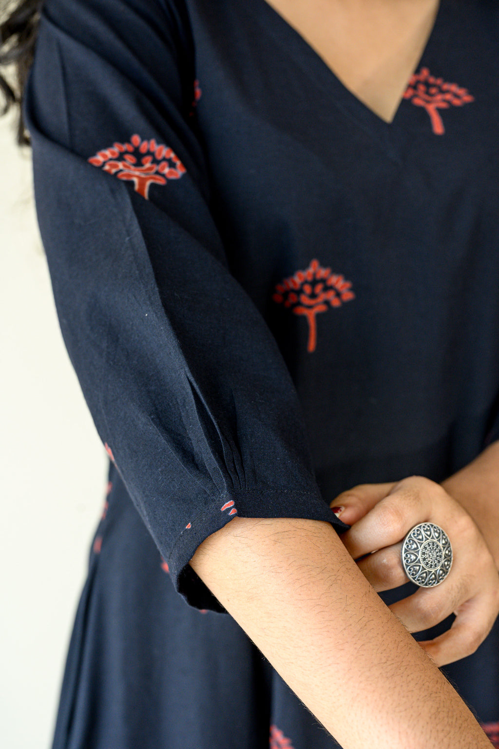 Naveli Dabu Cotton Dress