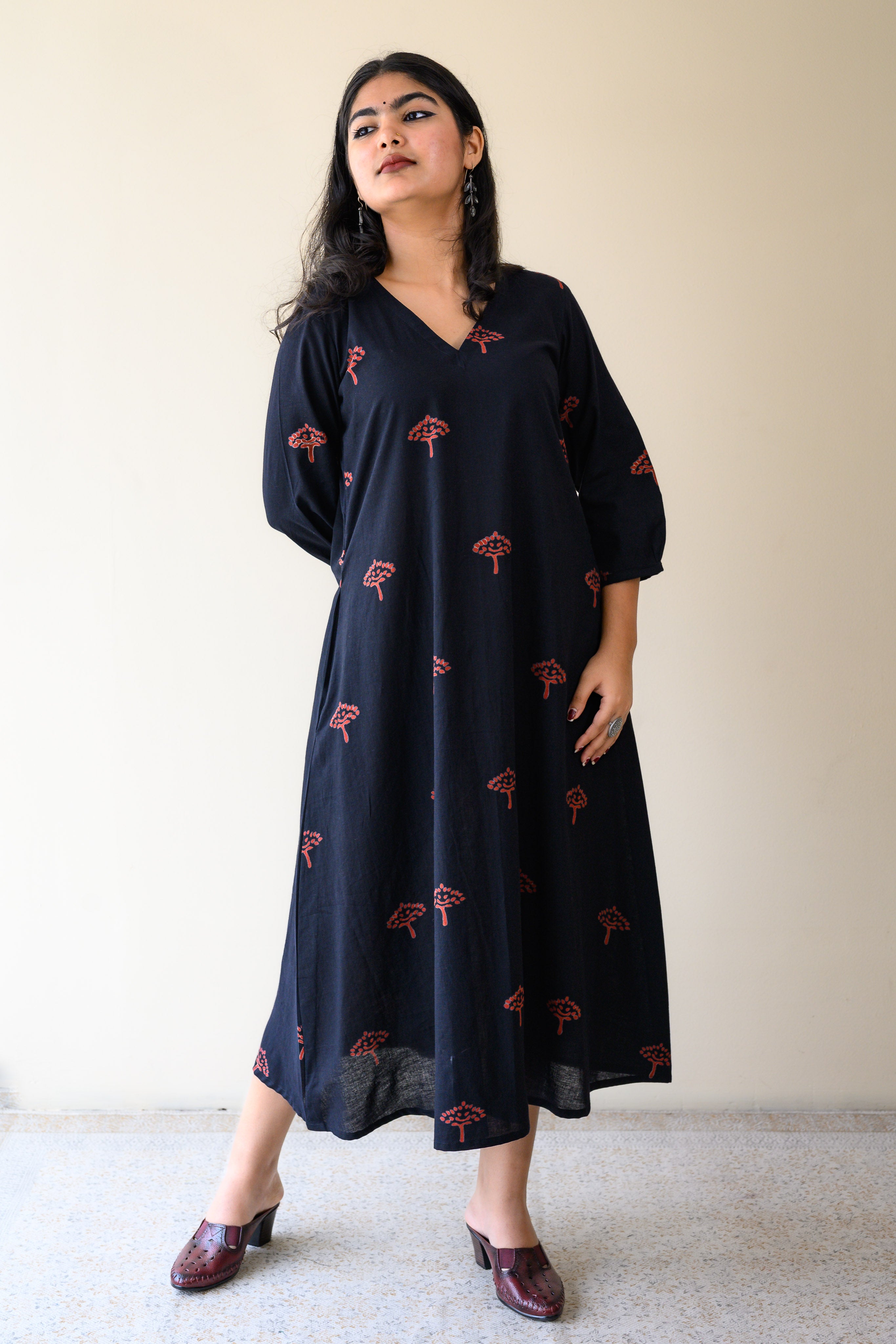 Naveli Dabu Cotton Dress