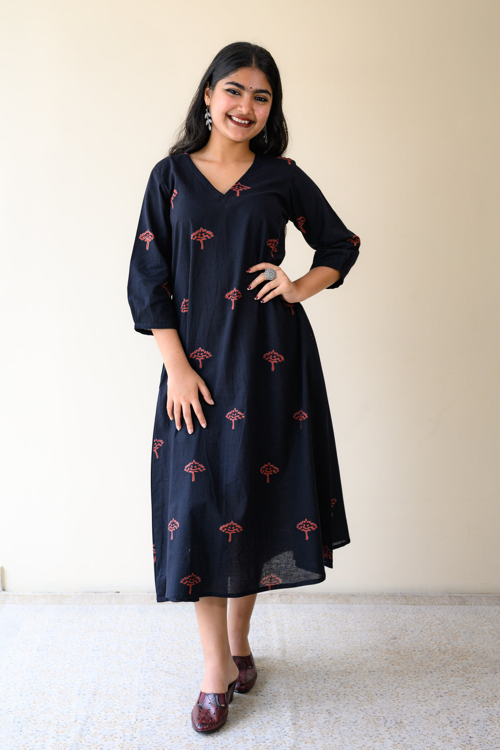 Naveli Dabu Cotton Dress