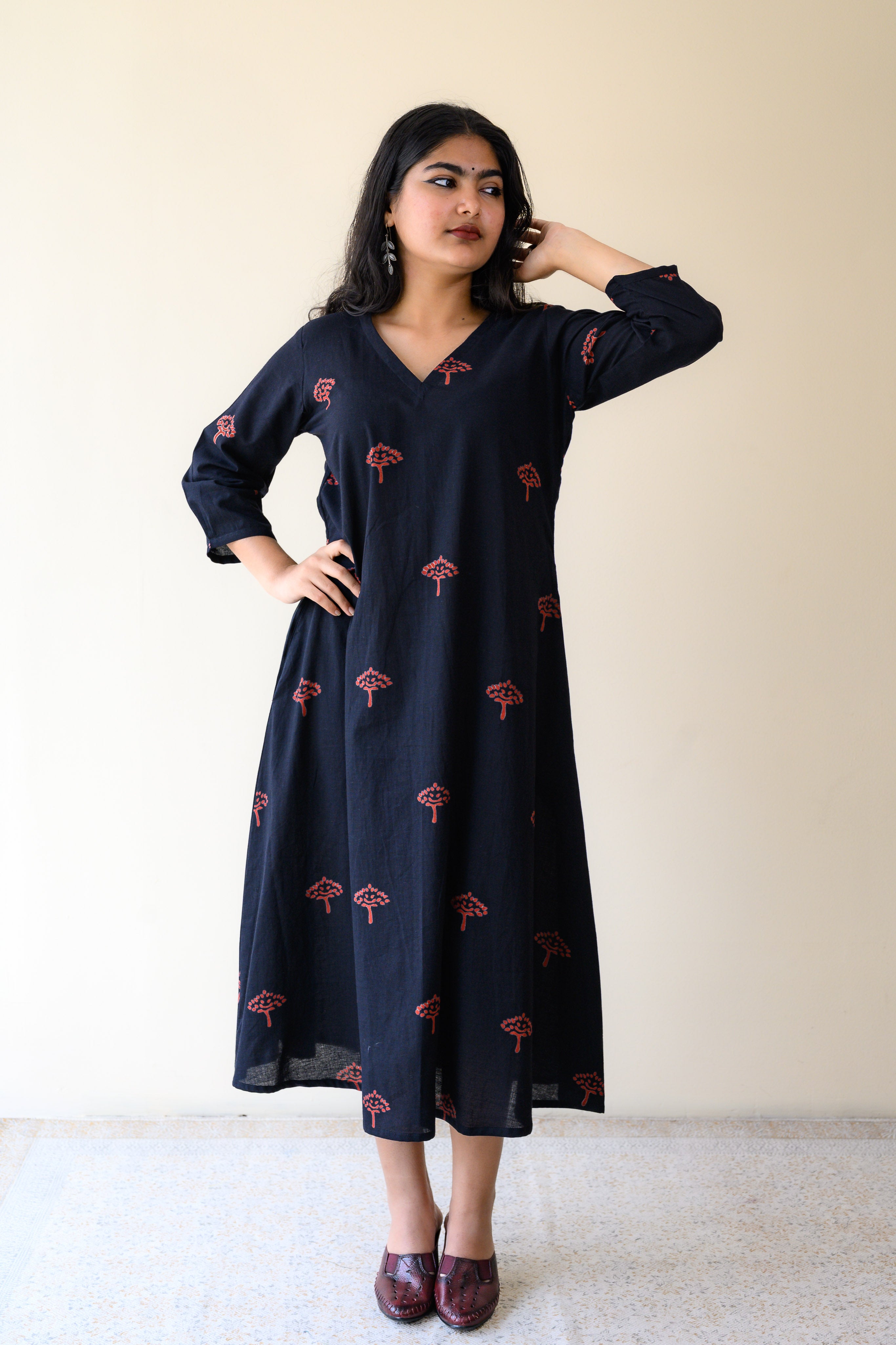 Naveli Dabu Cotton Dress