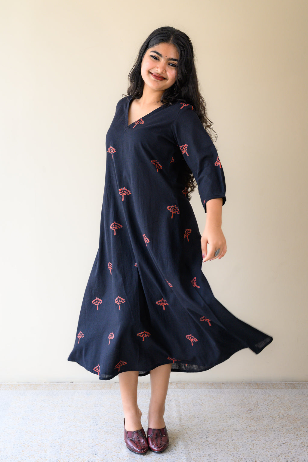 Naveli Dabu Cotton Dress