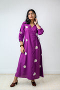Polkas in Violet Dress