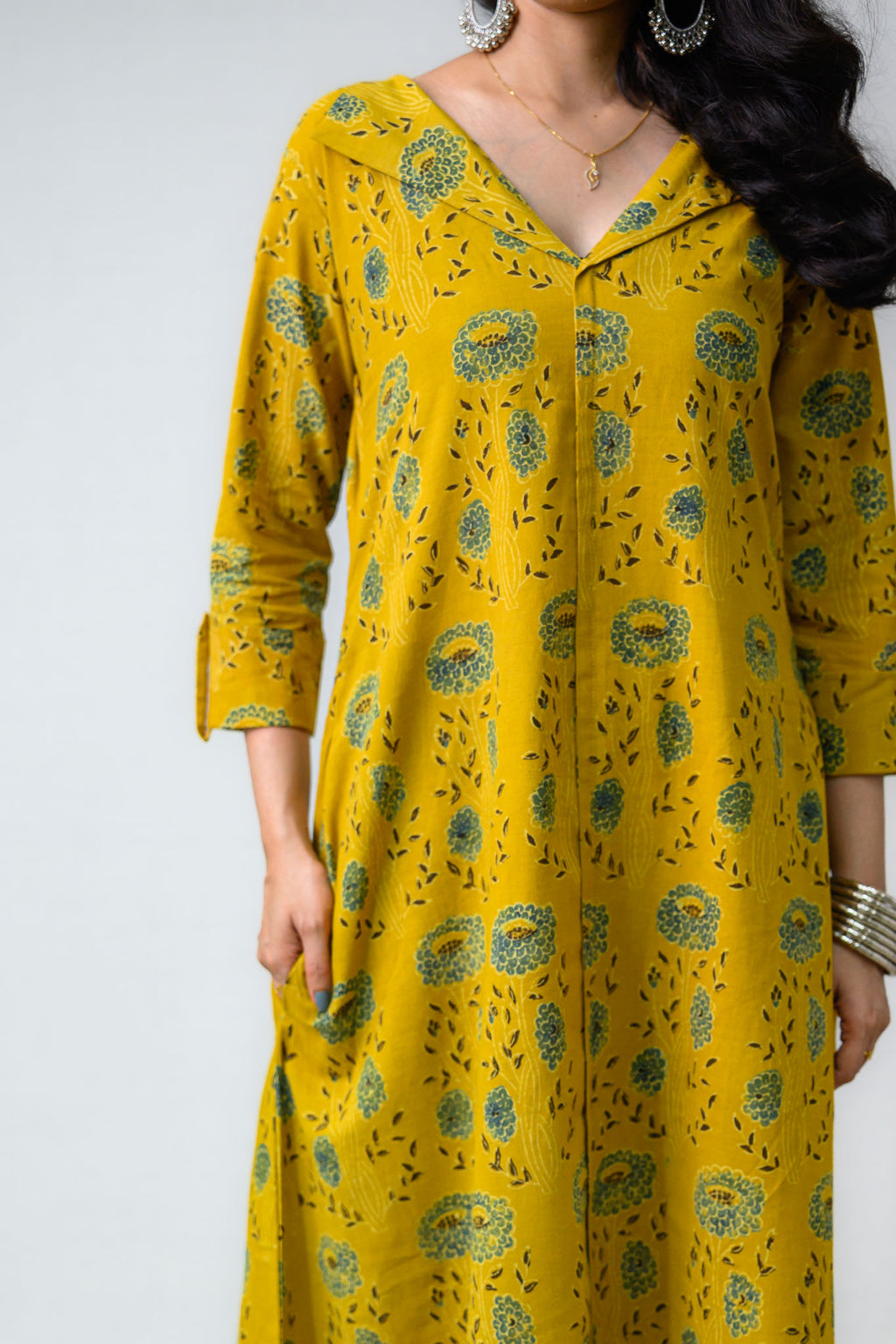 Pilara Ajrakh Cotton Dress