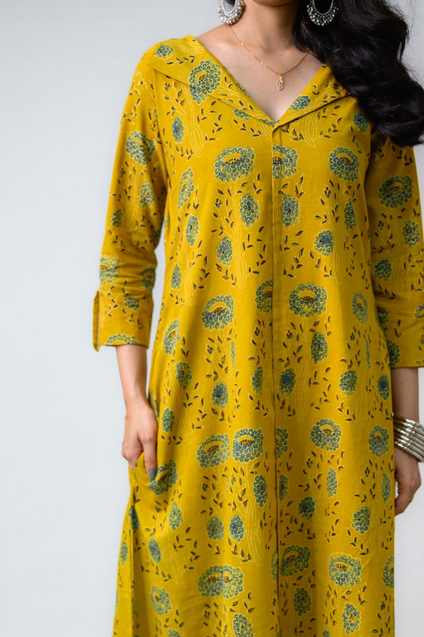 Pilara Ajrakh Cotton Dress