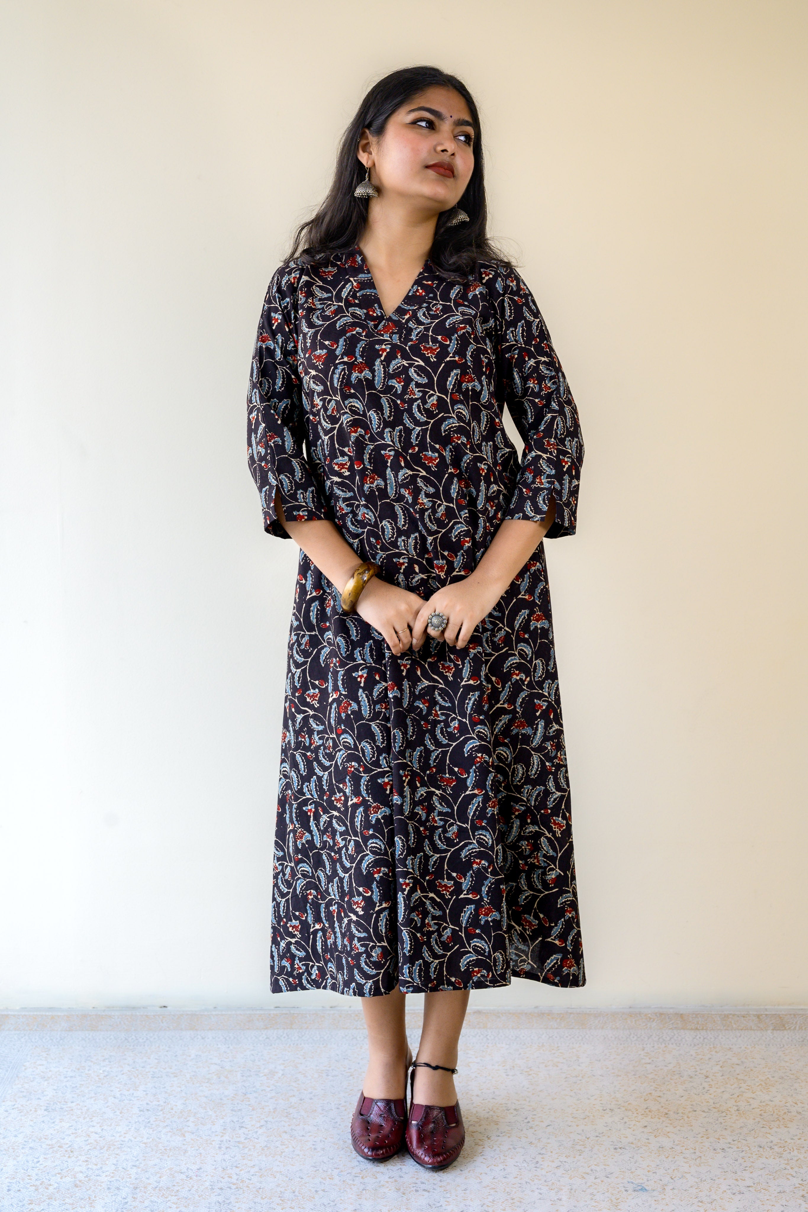 Mirya Aline Ajrakh Dress
