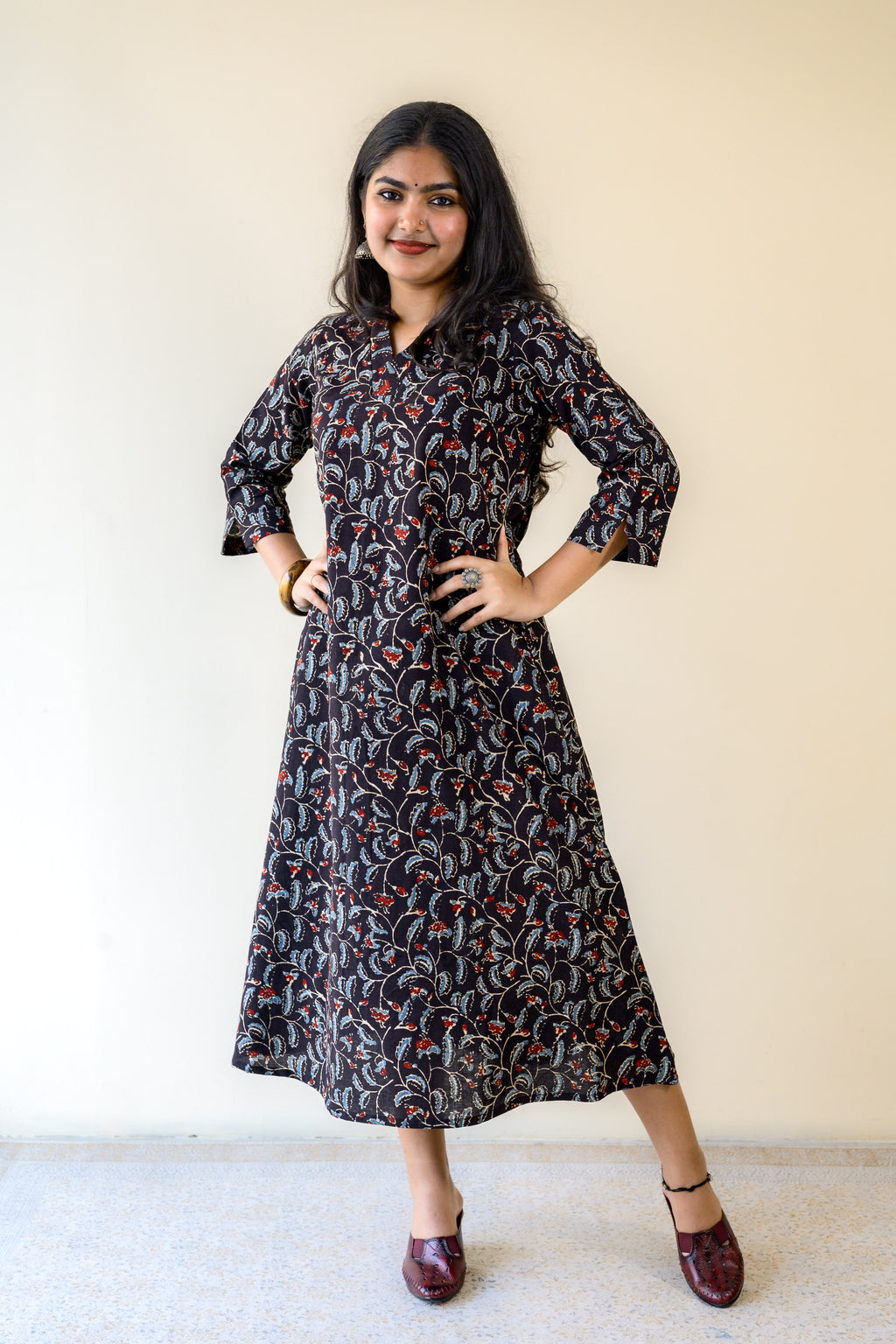 Mirya Aline Ajrakh Dress