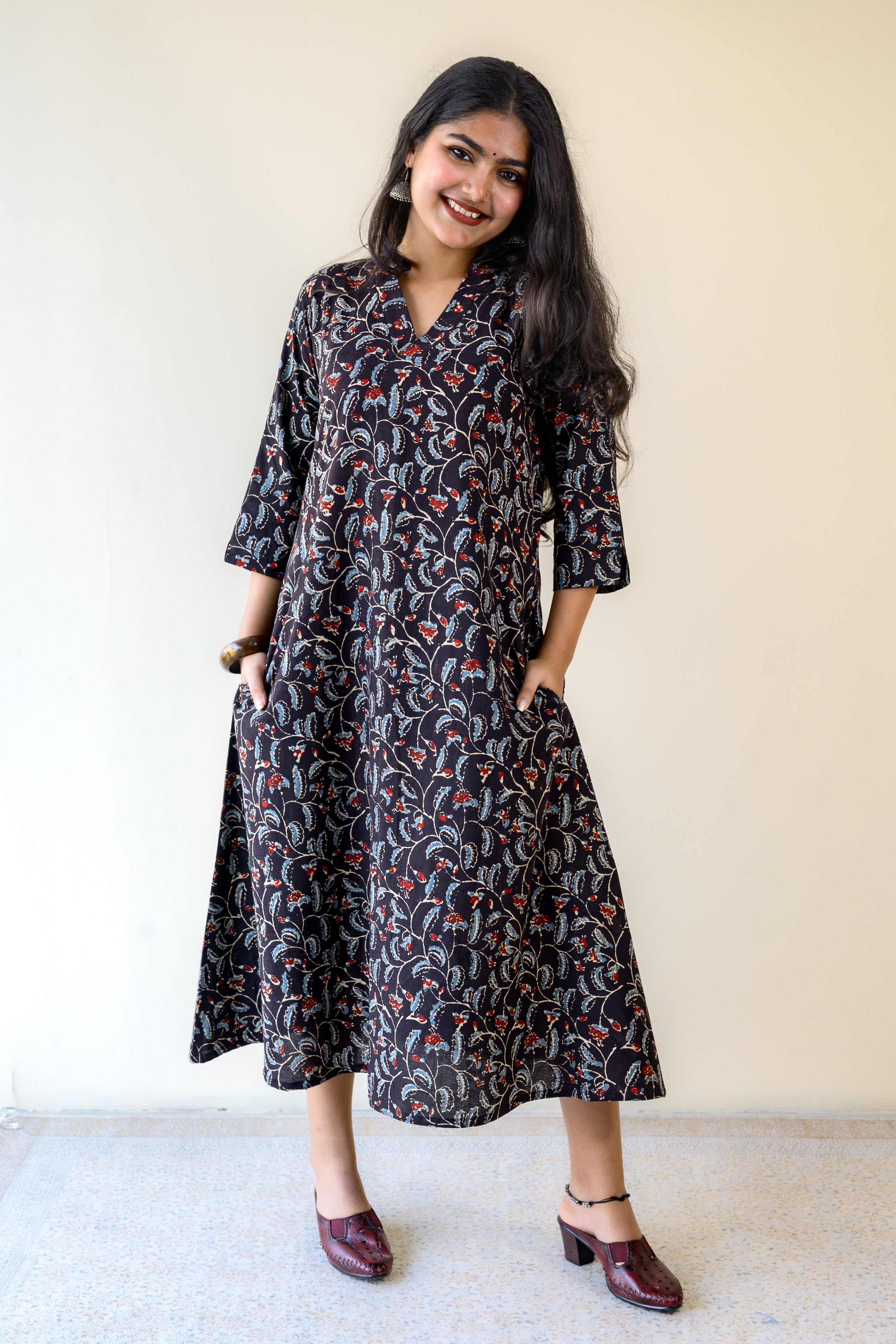 Mirya Aline Ajrakh Dress