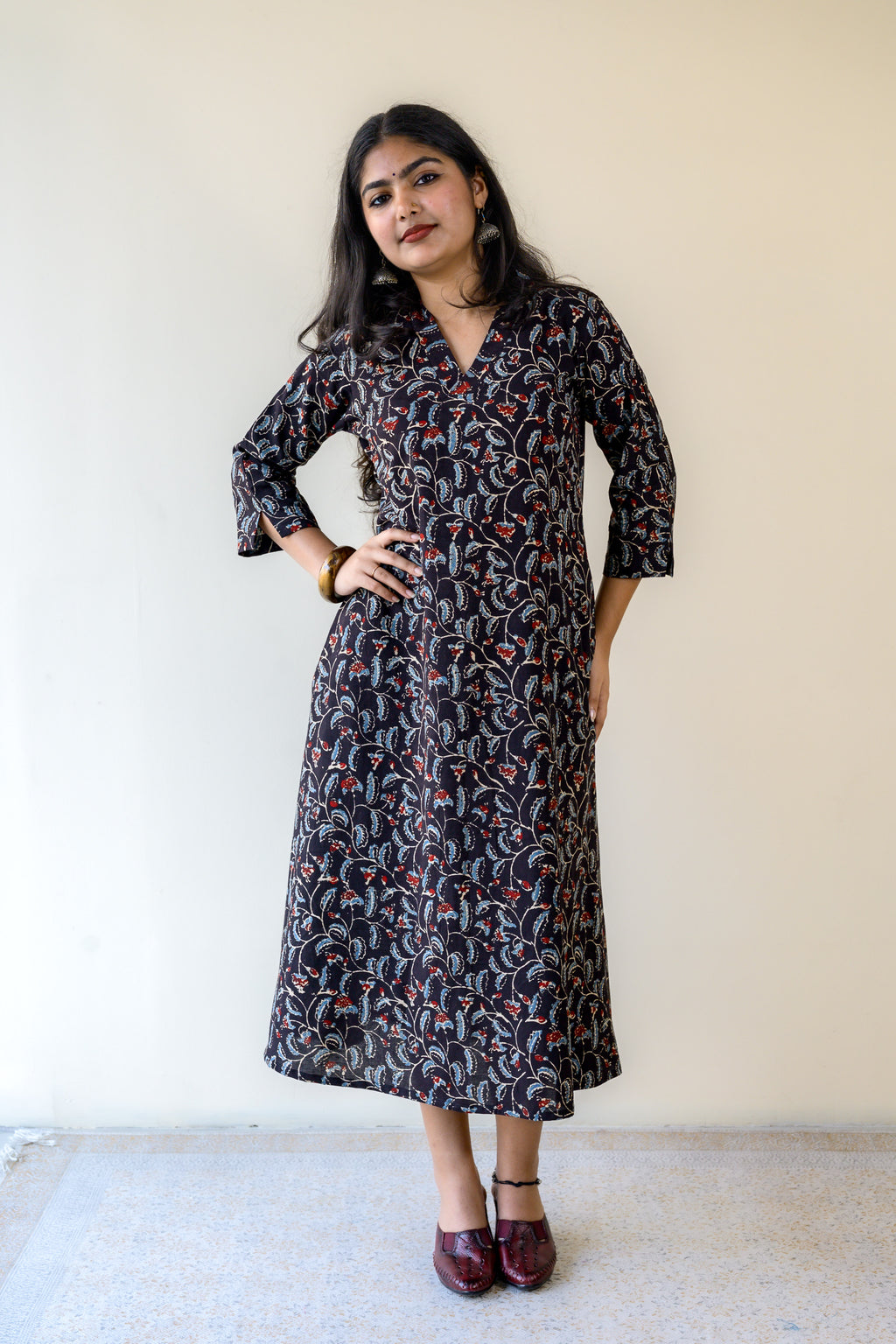 Mirya Aline Ajrakh Dress