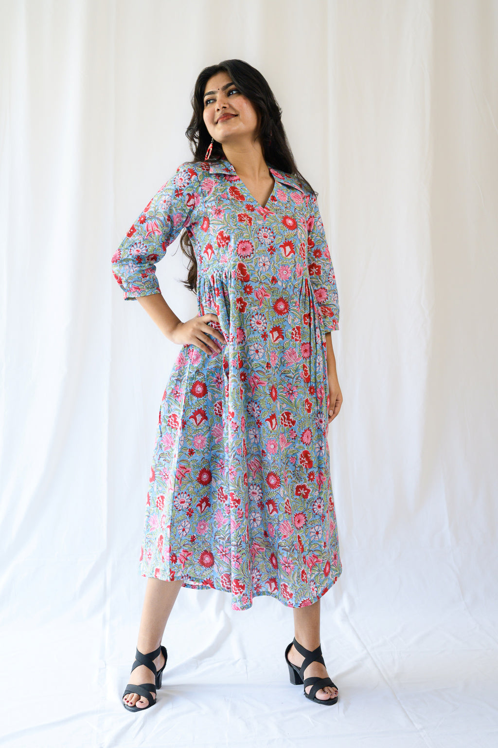Alma Shirt Collar Dress