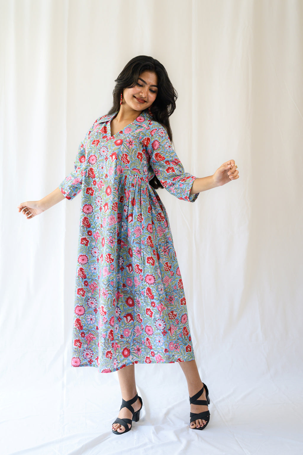 Alma Shirt Collar Dress