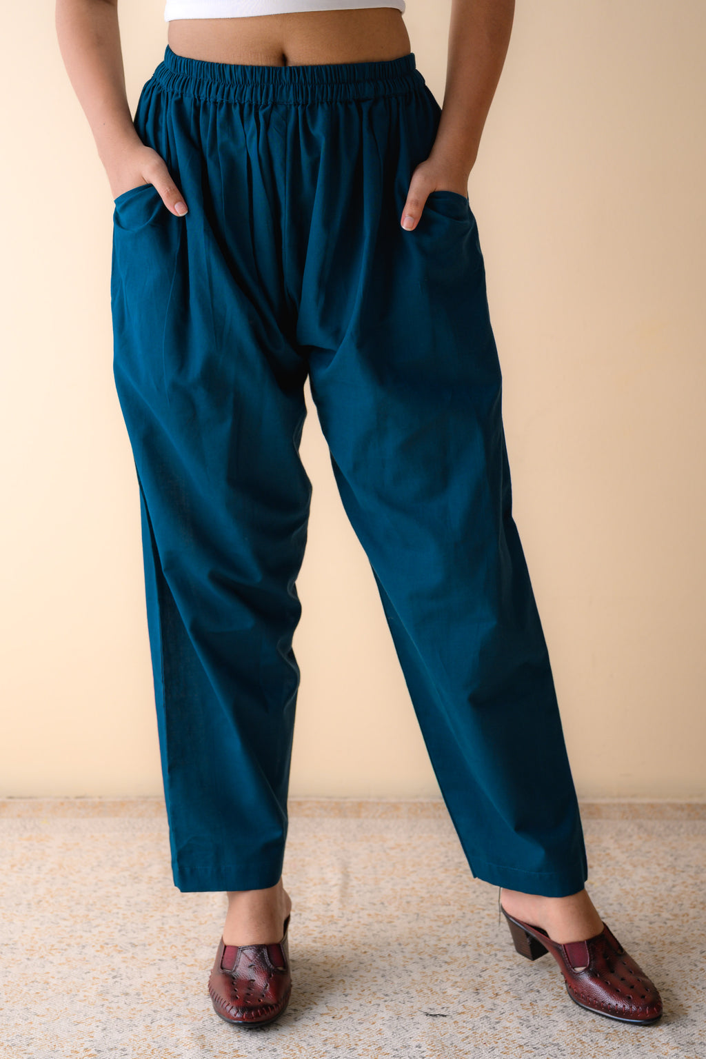 Set of 2- Inara Blue South Cotton Kurta & Pants Set