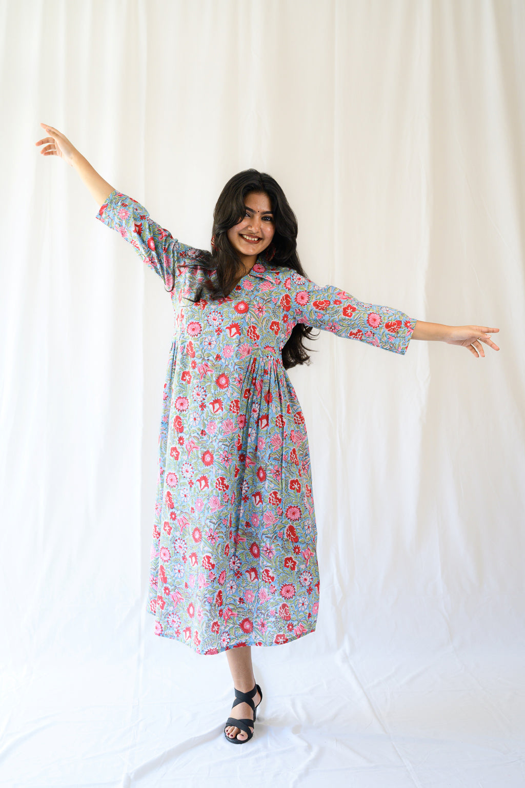Alma Shirt Collar Dress