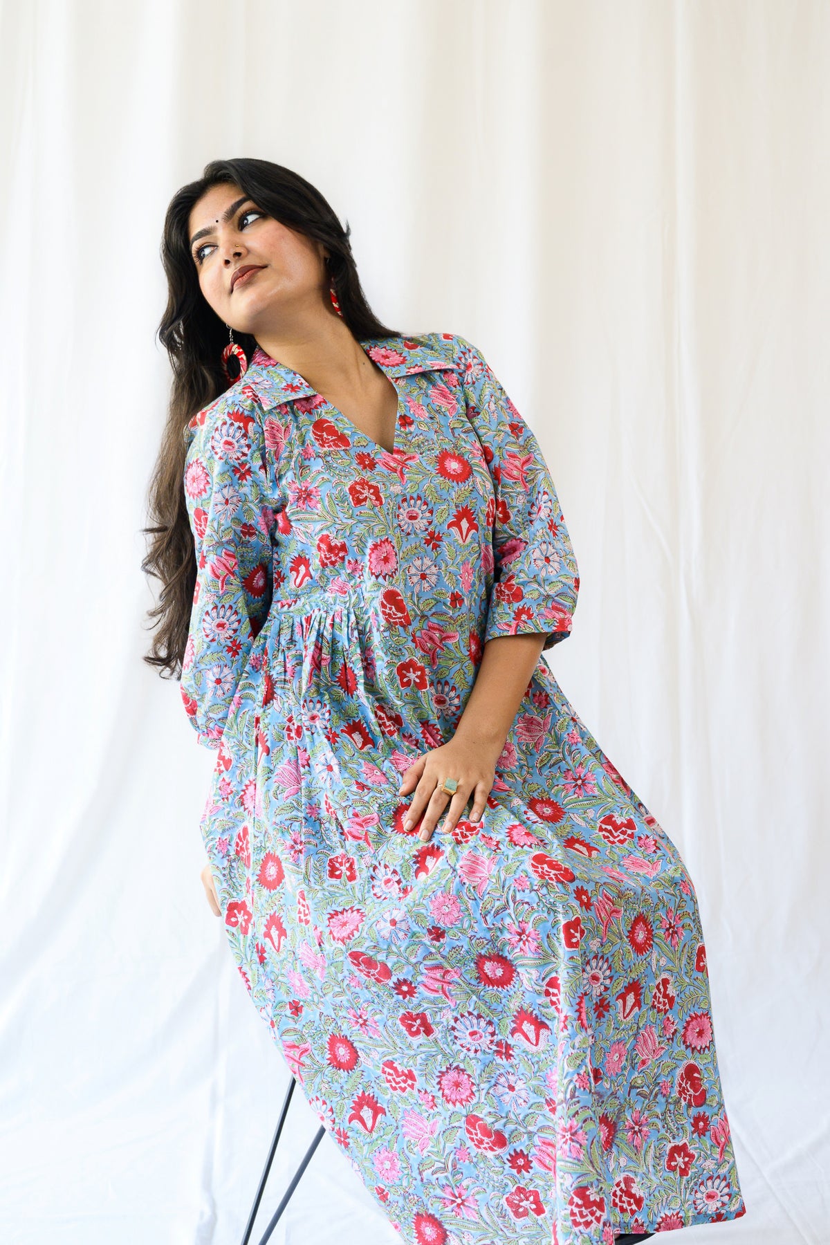 Alma Shirt Collar Dress