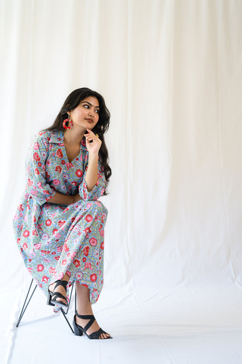 Alma Shirt Collar Dress