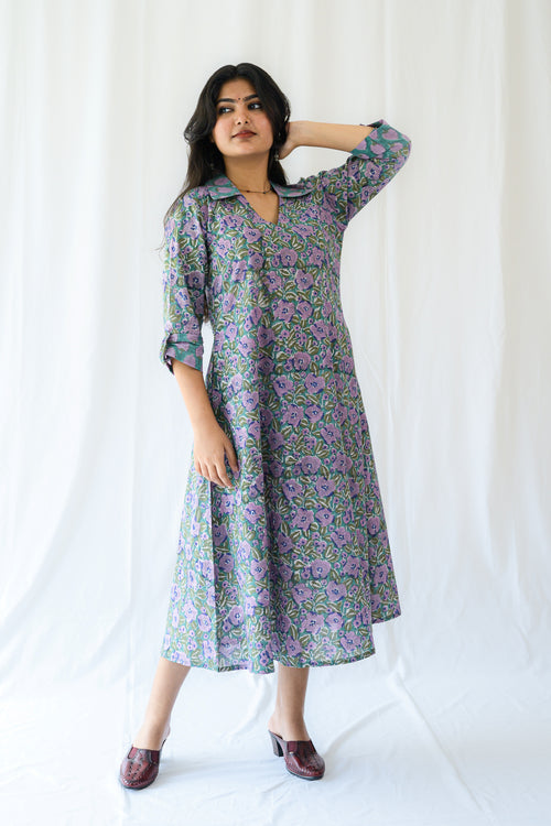Rita Sanganeri Shirt Collar Dress