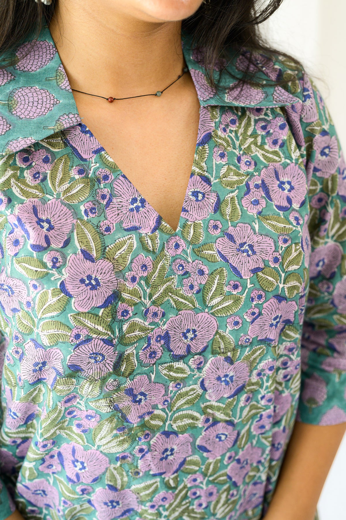 Rita Sanganeri Shirt Collar Dress
