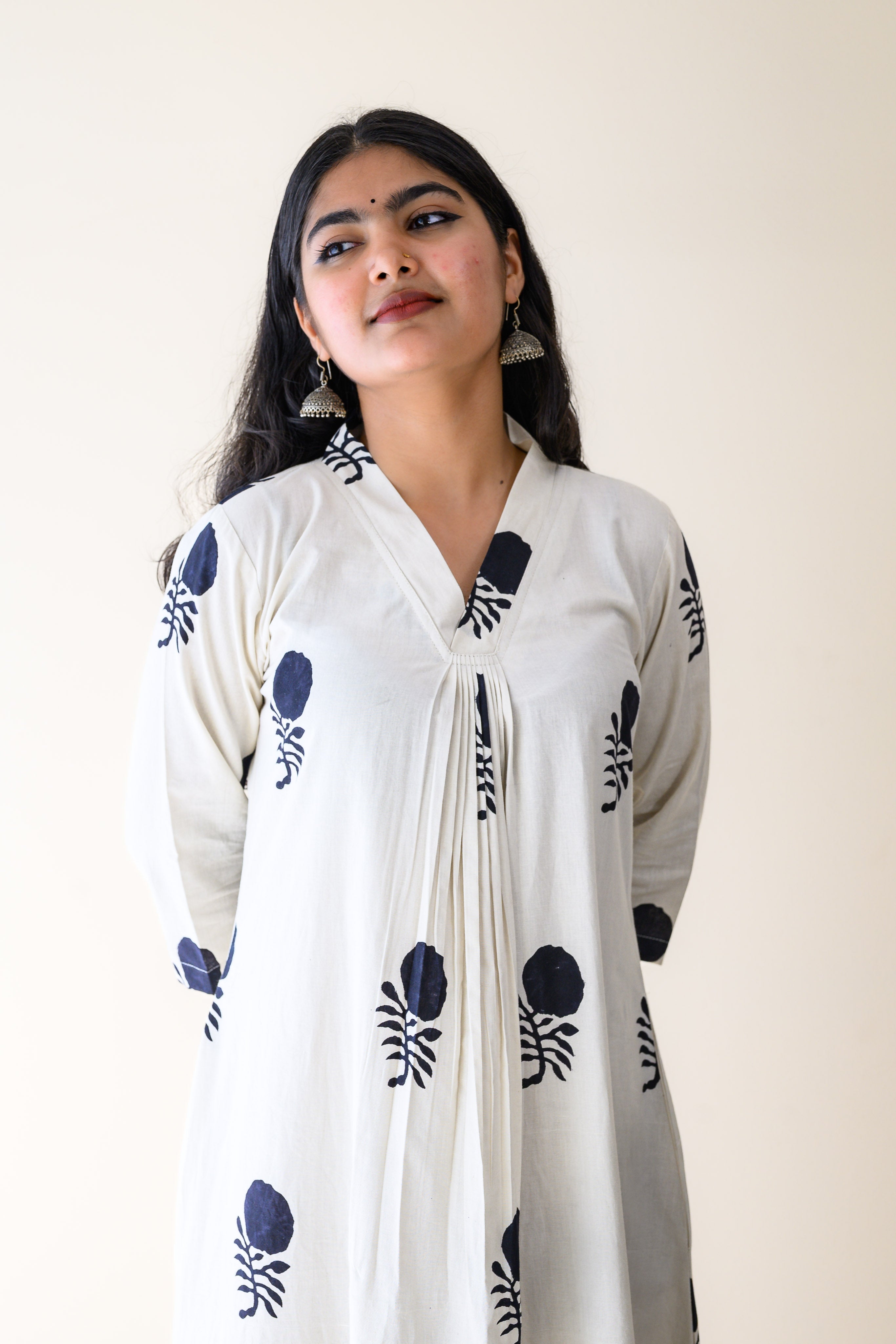 Raaheli Handblock Cotton Dress