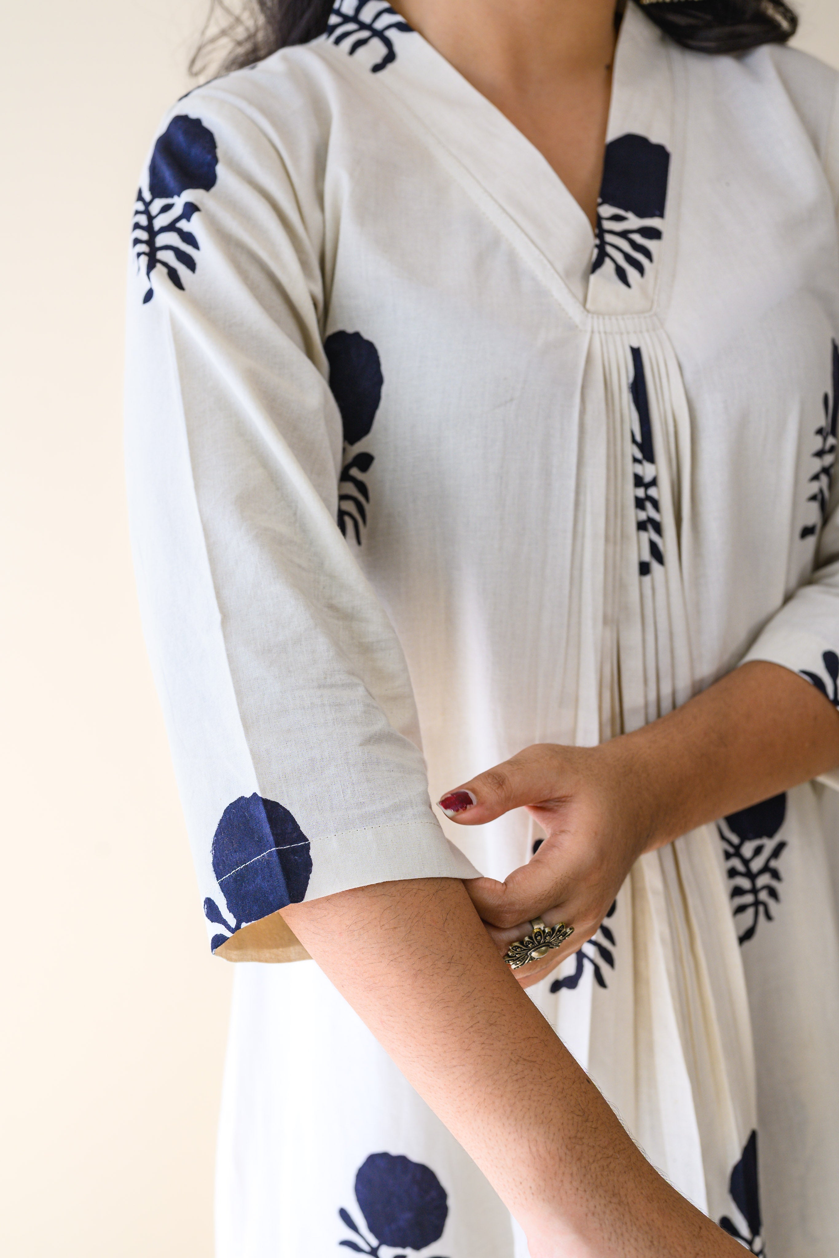 Raaheli Handblock Cotton Dress