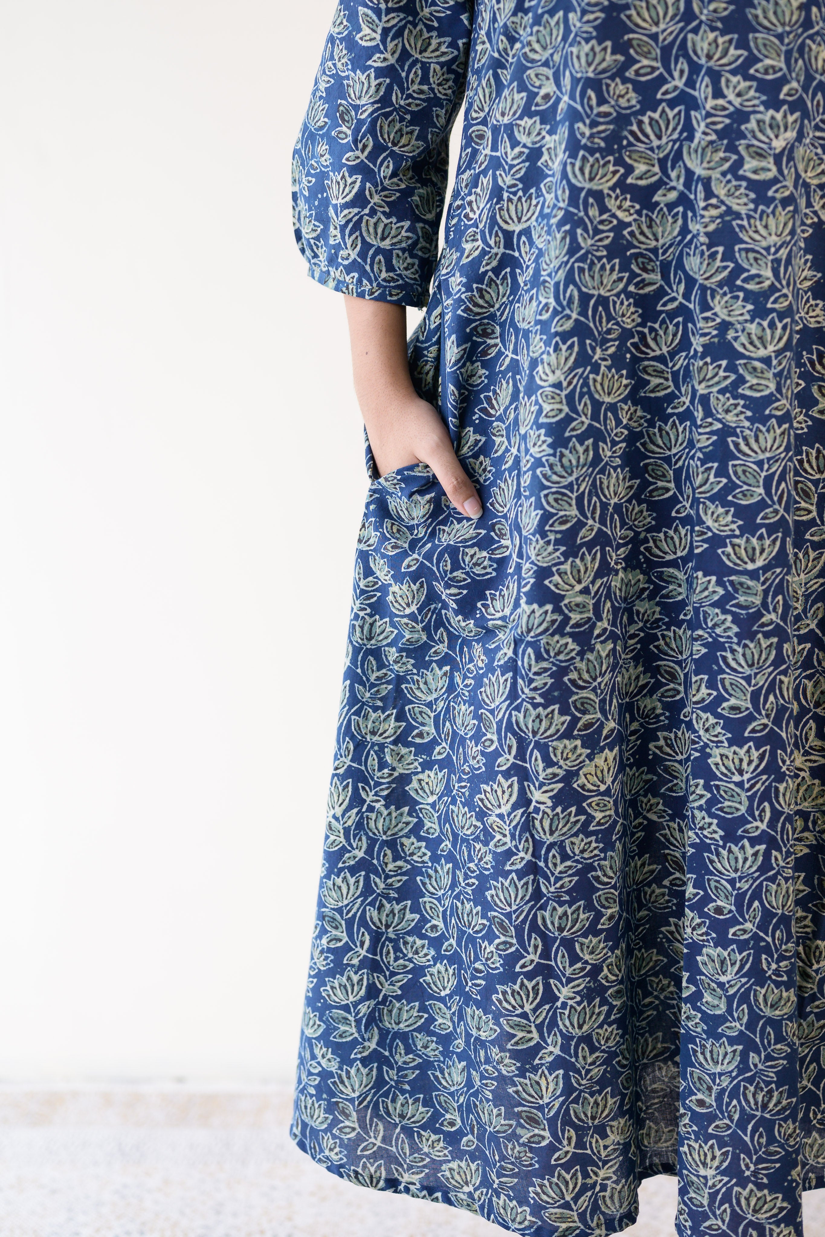 Meherika Indigo Ajrakh Dress