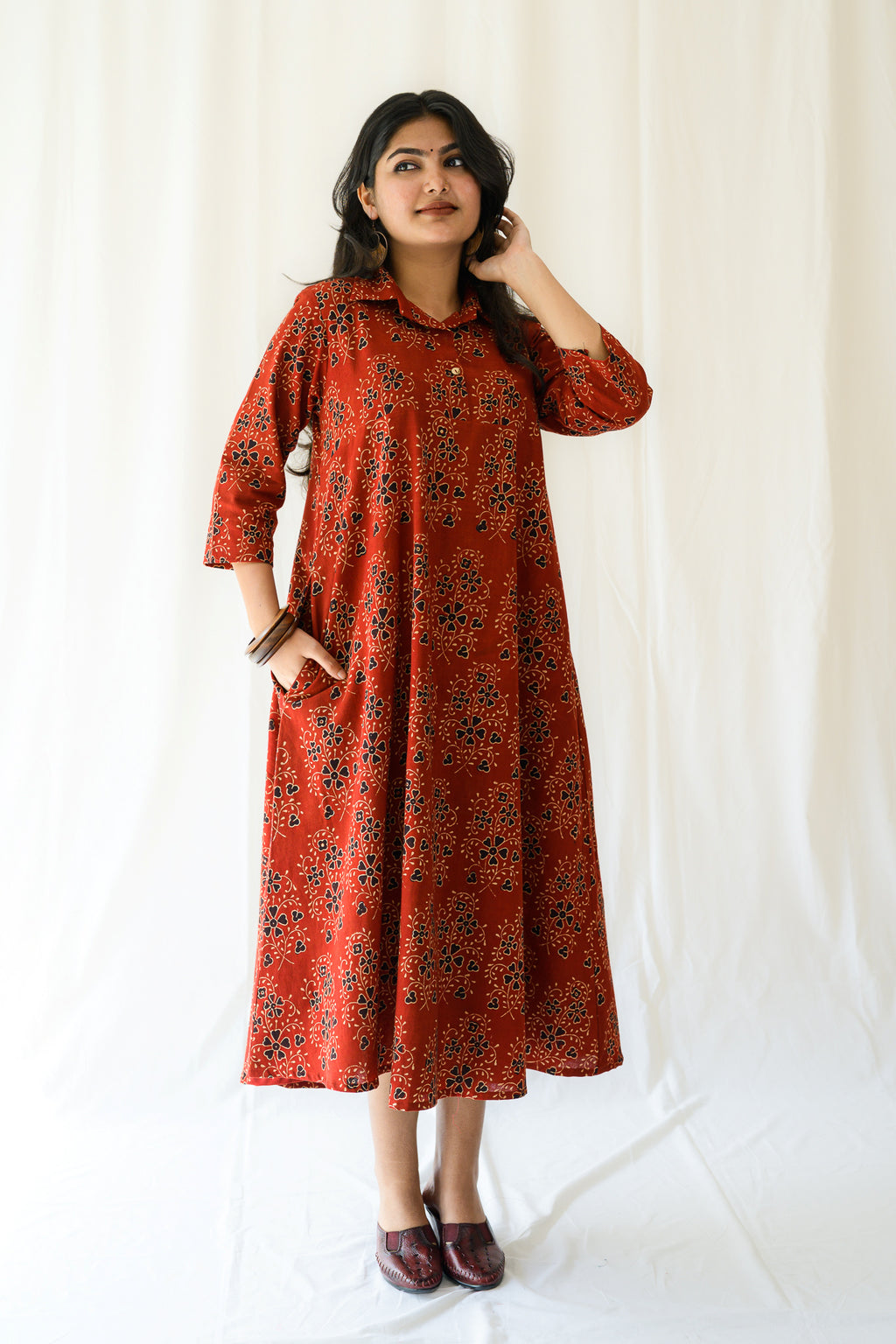 Elaine Shirt Collar Dress