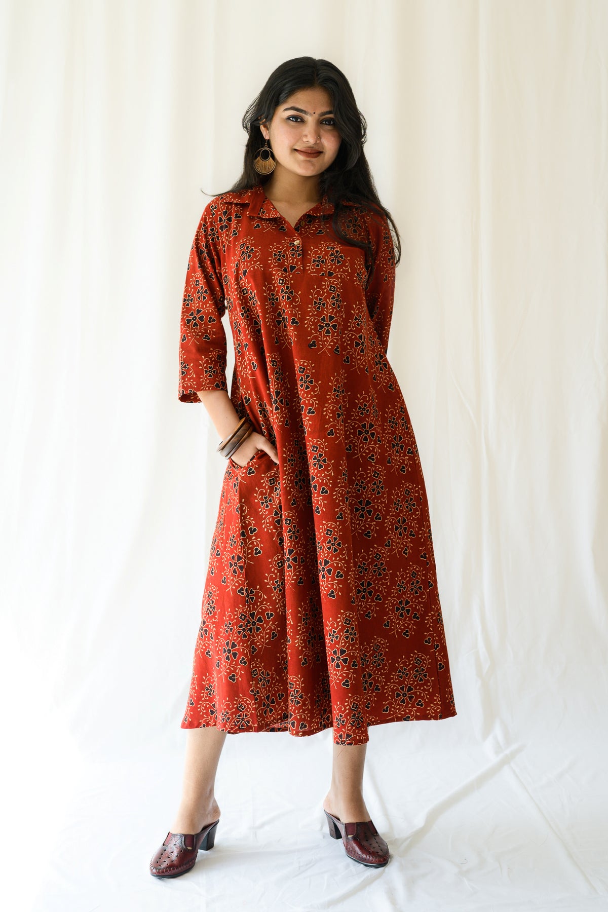Elaine Shirt Collar Dress