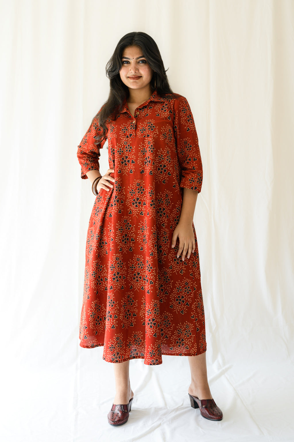 Elaine Shirt Collar Dress