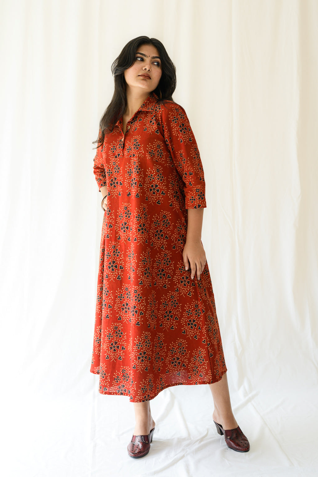 Elaine Shirt Collar Dress