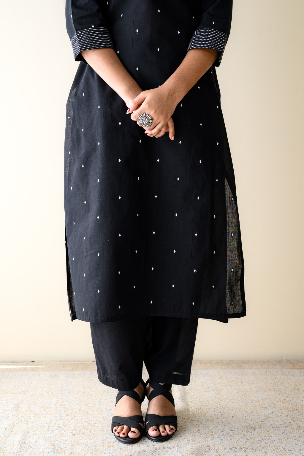 Set of 2- Aurelle South Cotton Kurta & Pants Set