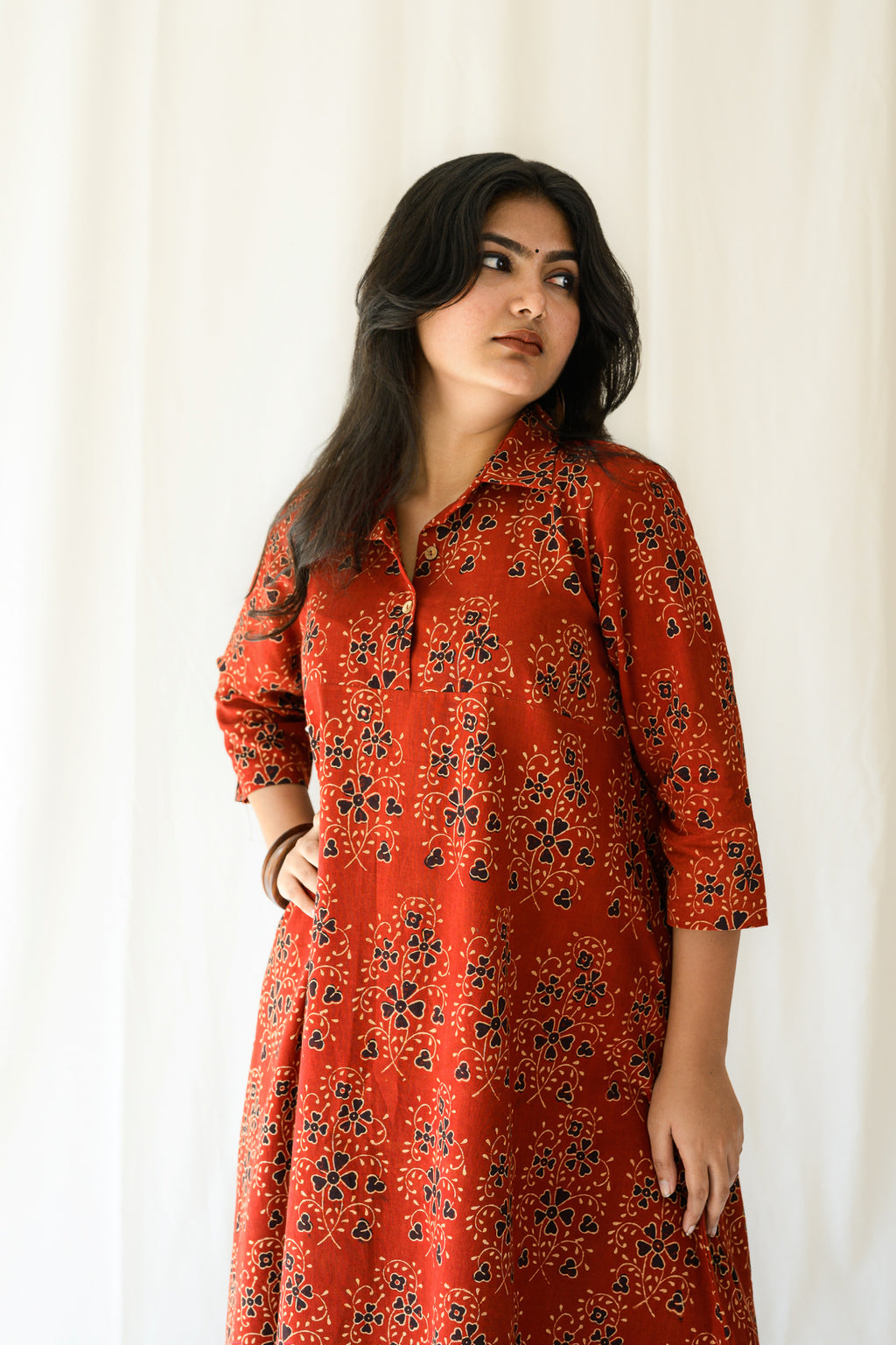 Elaine Shirt Collar Dress