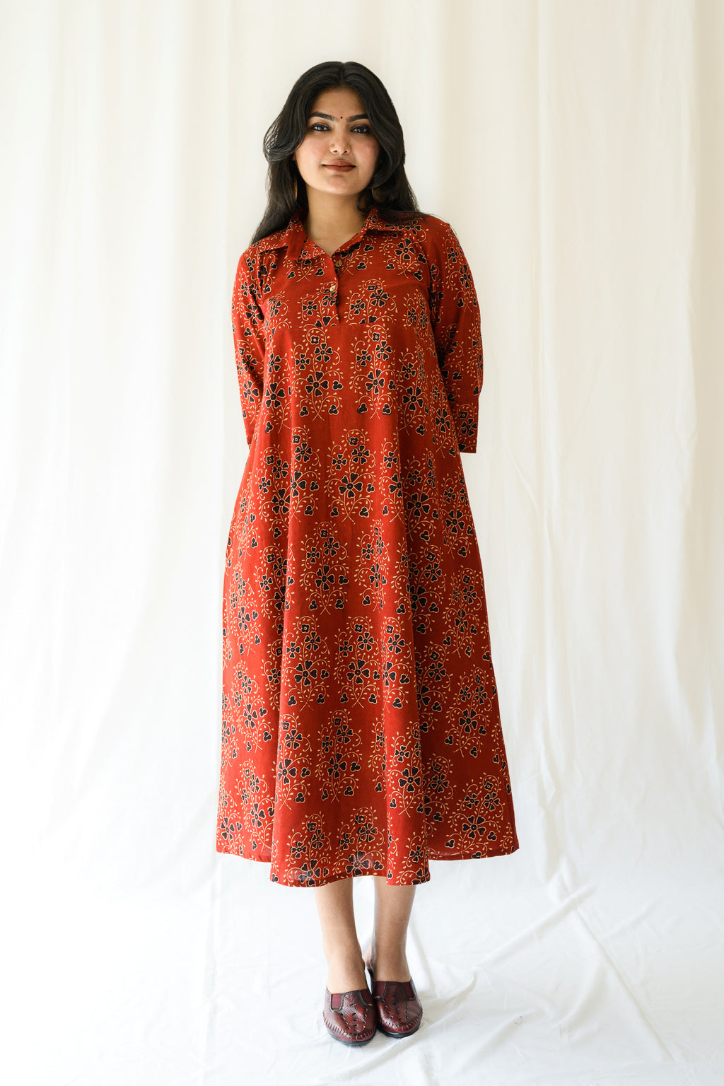 Elaine Shirt Collar Dress