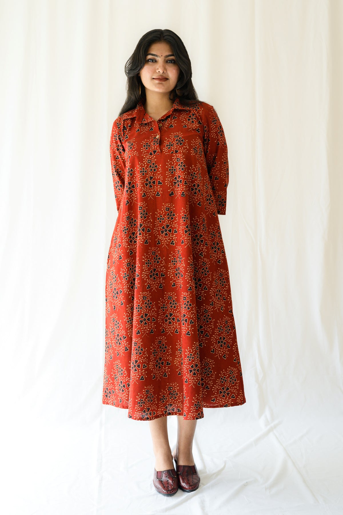 Elaine Shirt Collar Dress