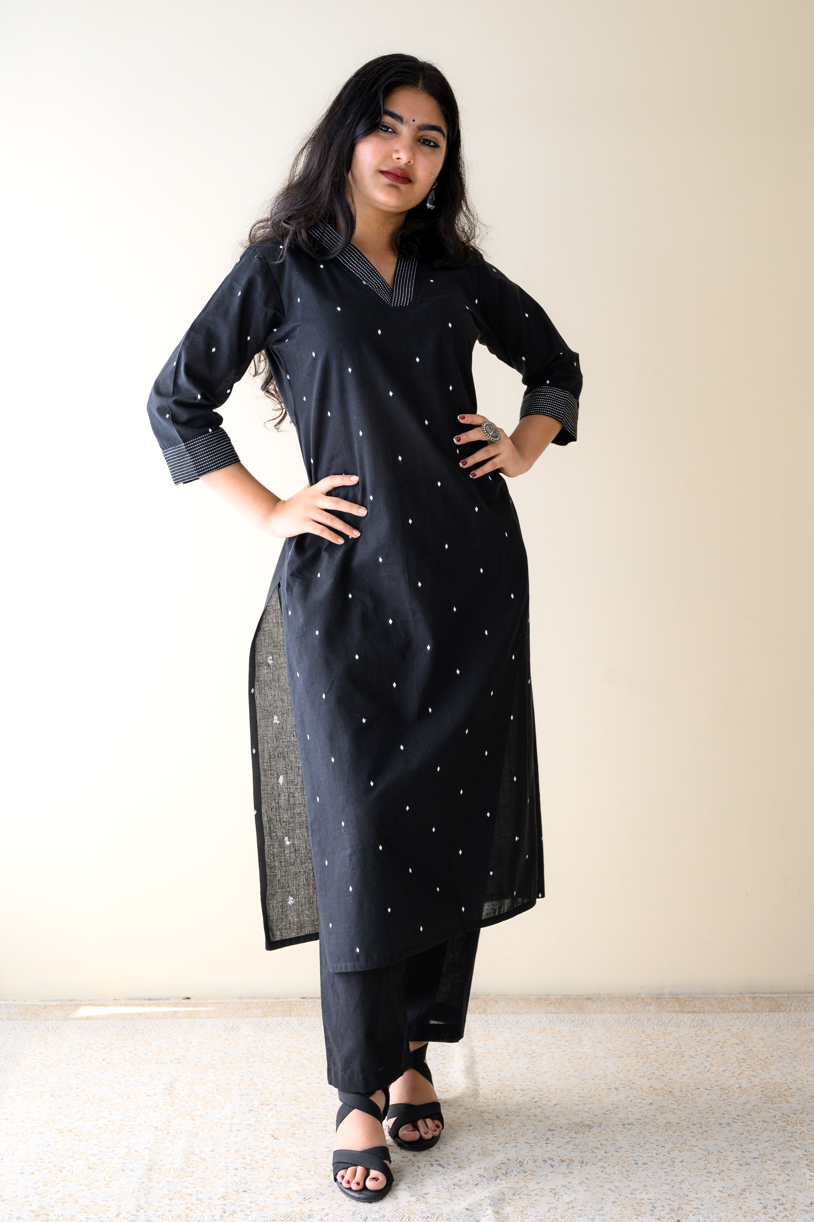 Set of 2- Aurelle South Cotton Kurta & Pants Set