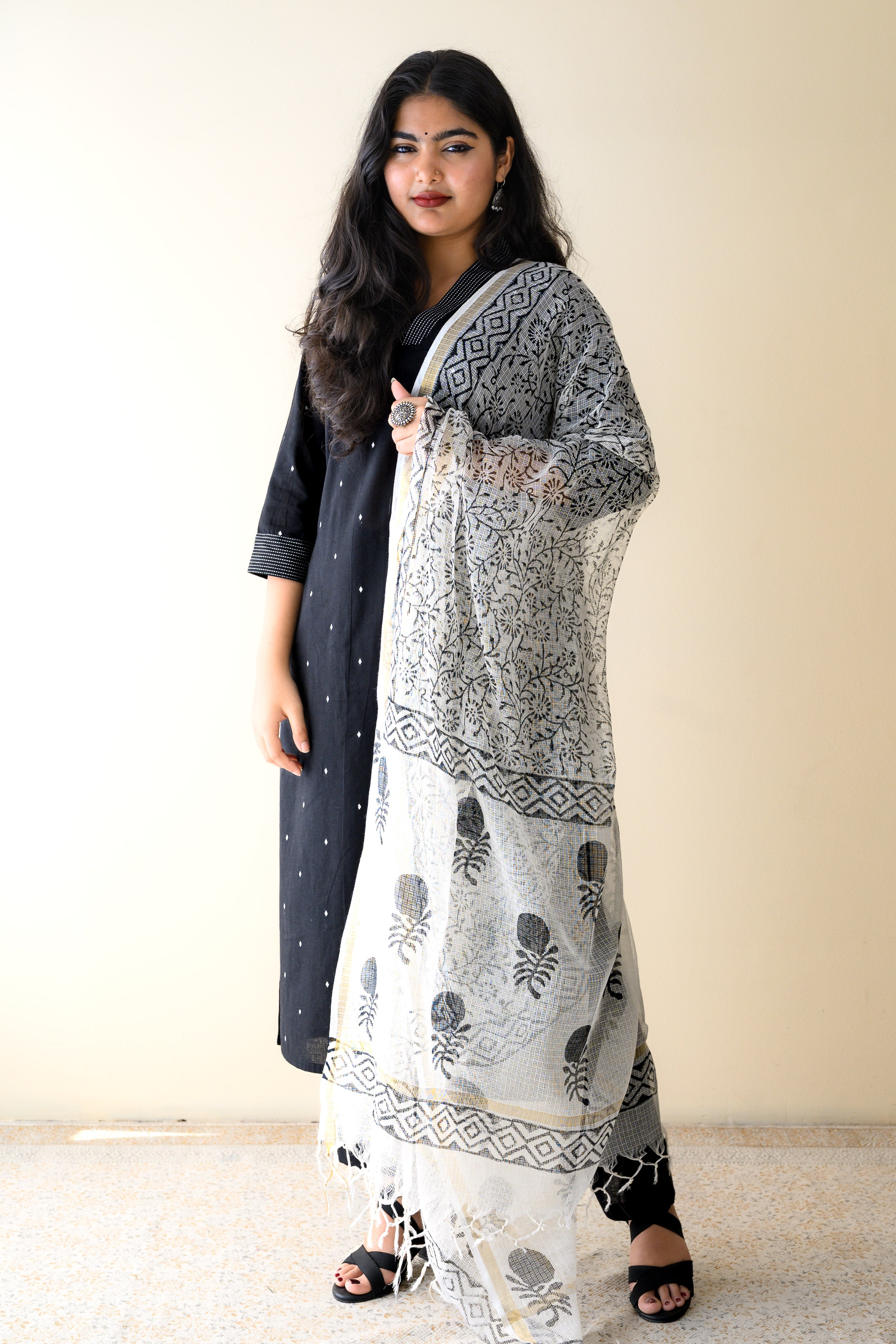 Set of 2- Aurelle South Cotton Kurta & Pants Set