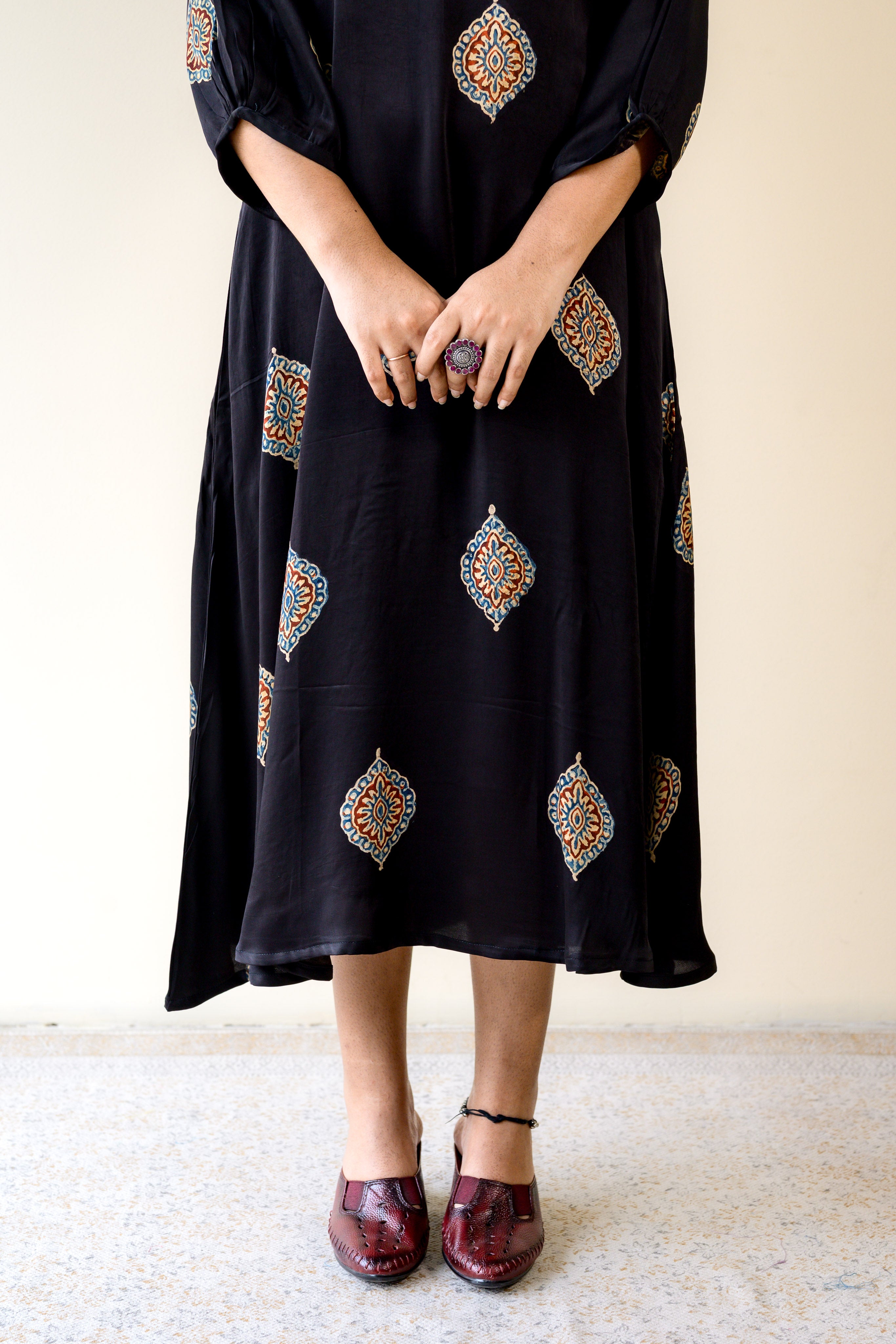 Zinaya Modal Ajrakh Dress