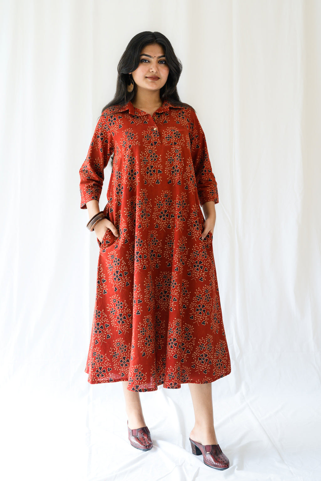 Elaine Shirt Collar Dress