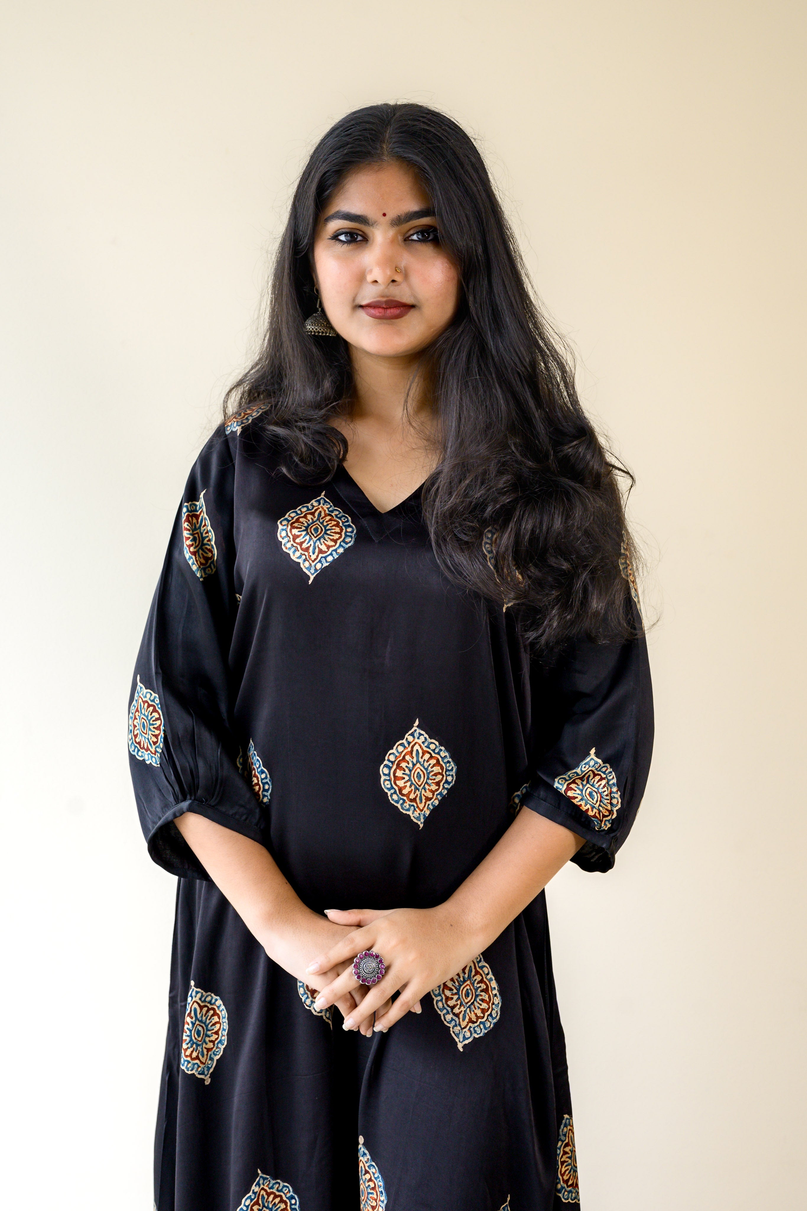 Zinaya Modal Ajrakh Dress