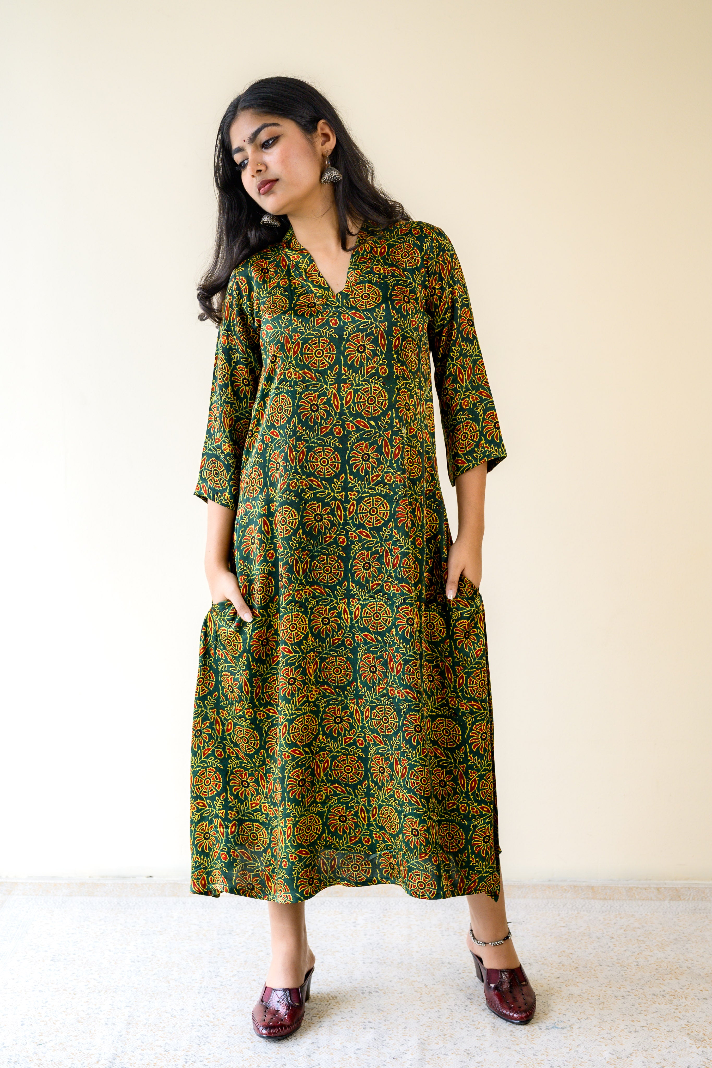 Golzar Modal Ajrakh Dress