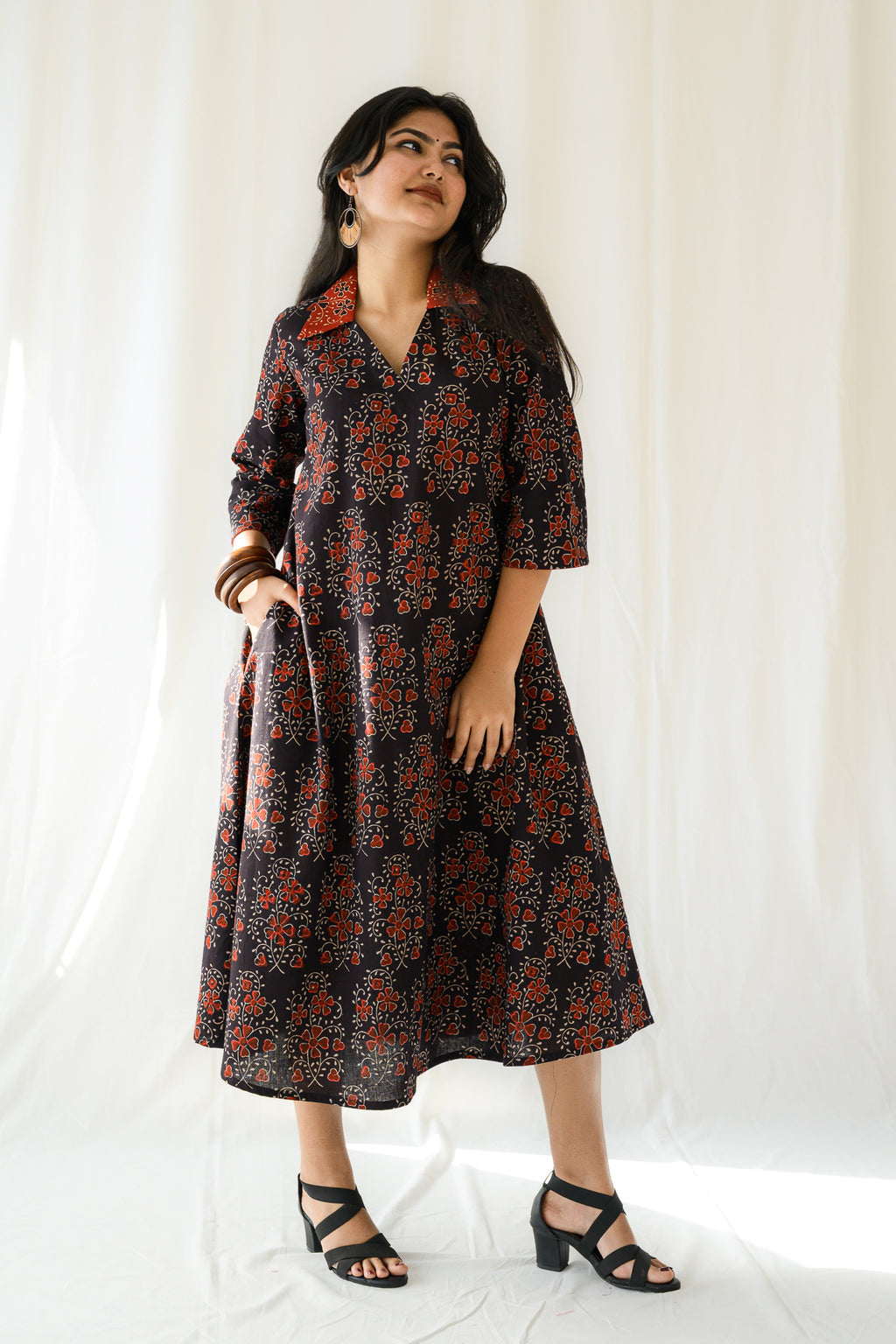 Allegra Shirt Collar Dress