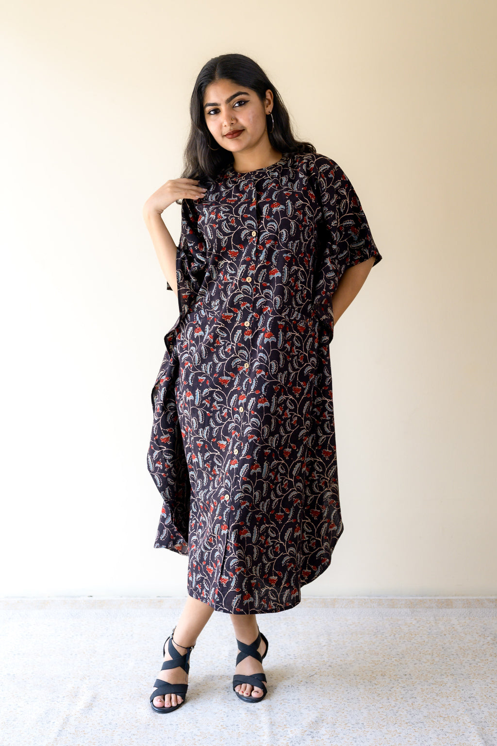Mirya Ajrakh Kaftan