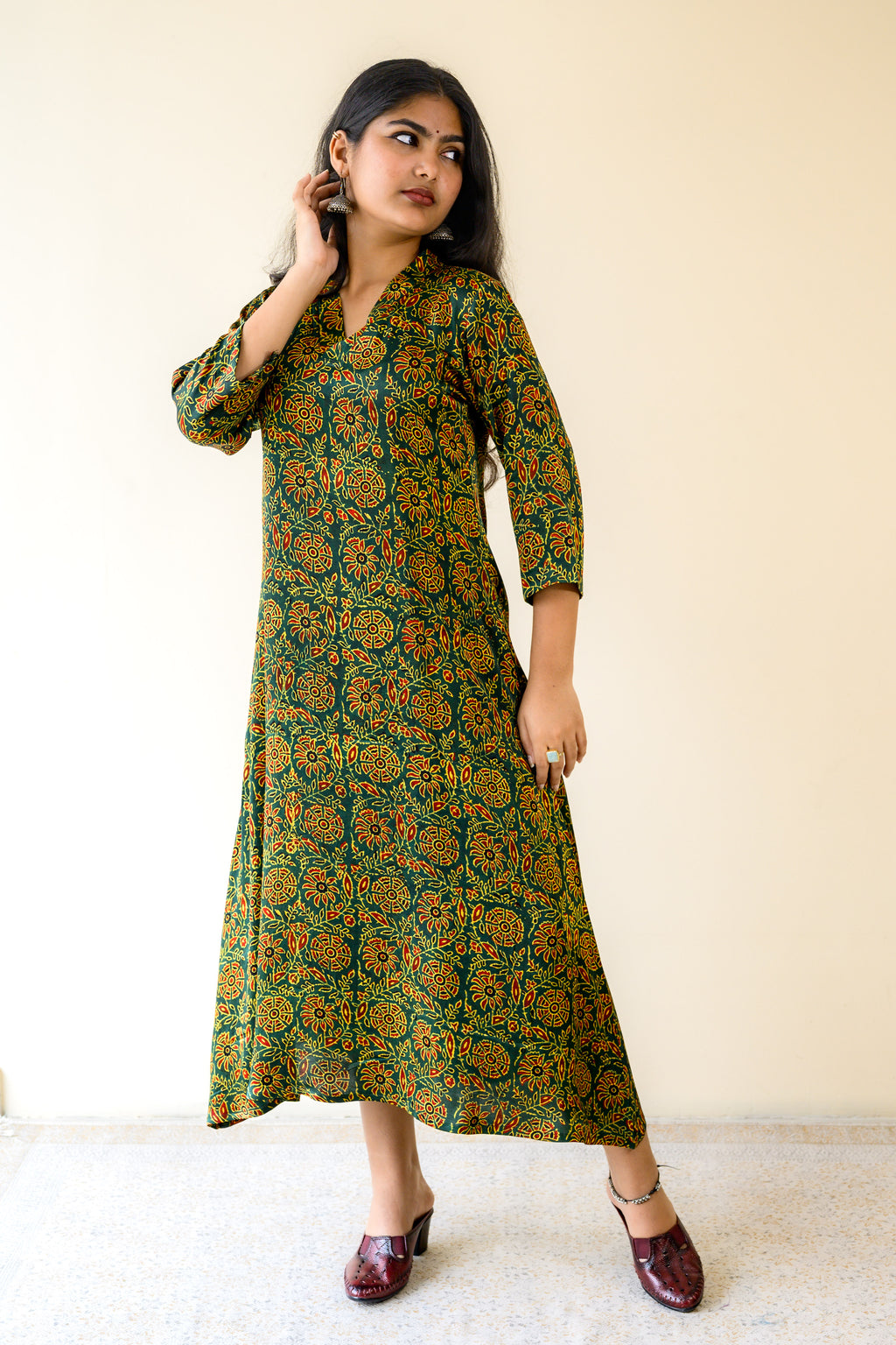Golzar Modal Ajrakh Dress