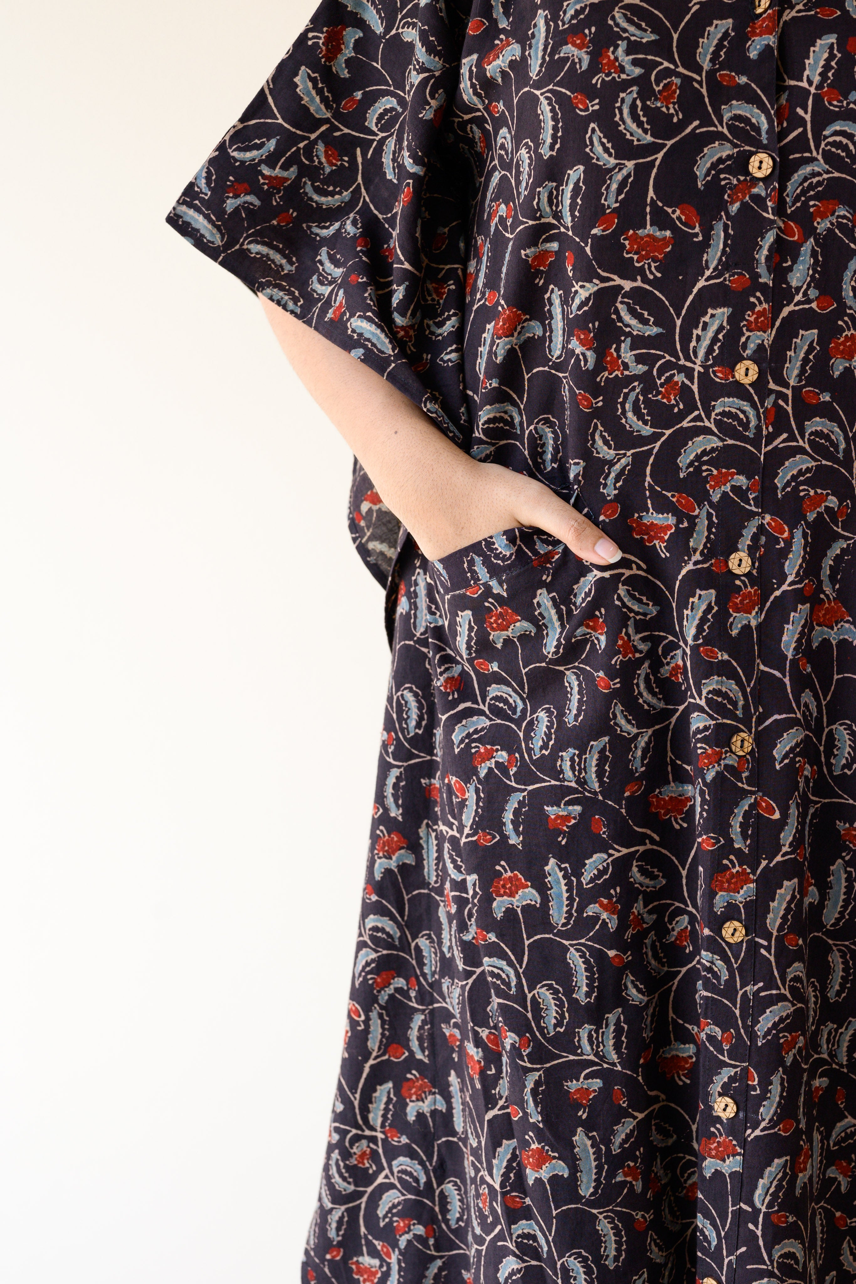 Mirya Ajrakh Kaftan